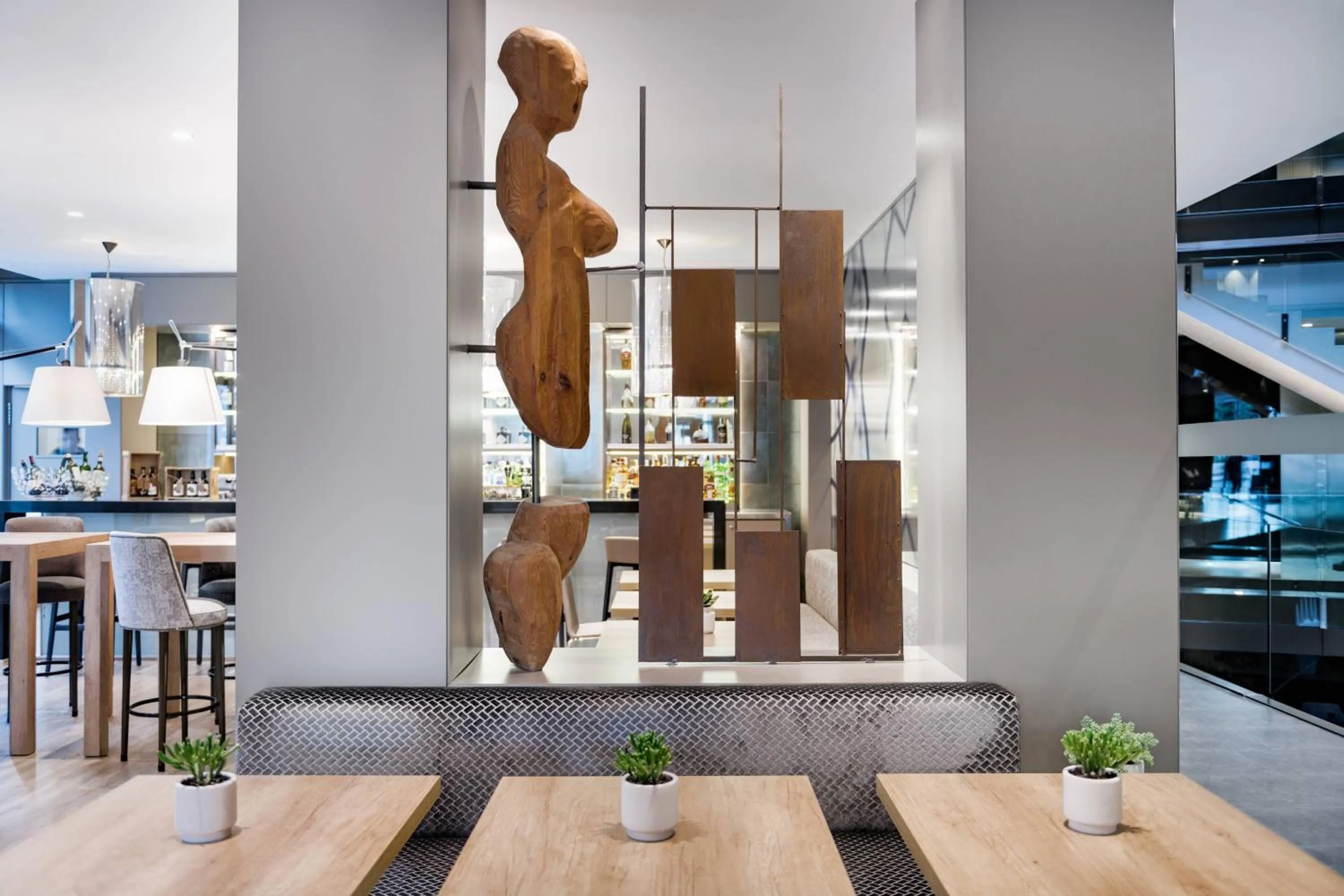 Lounge or bar in AC Hotel Burgos by Marriott