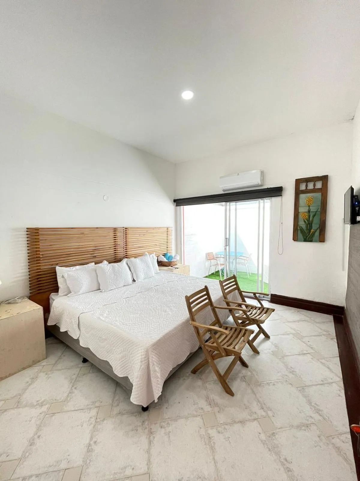 Bed in Finca Hotel Guadalupe