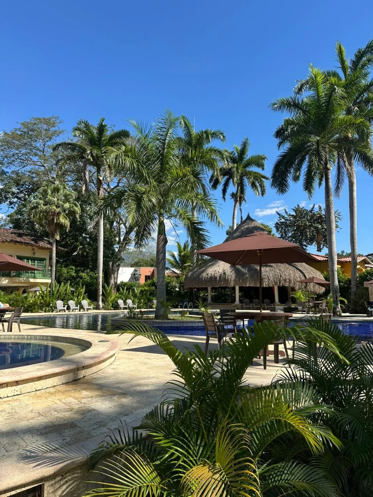 Swimming pool in Finca Hotel Guadalupe