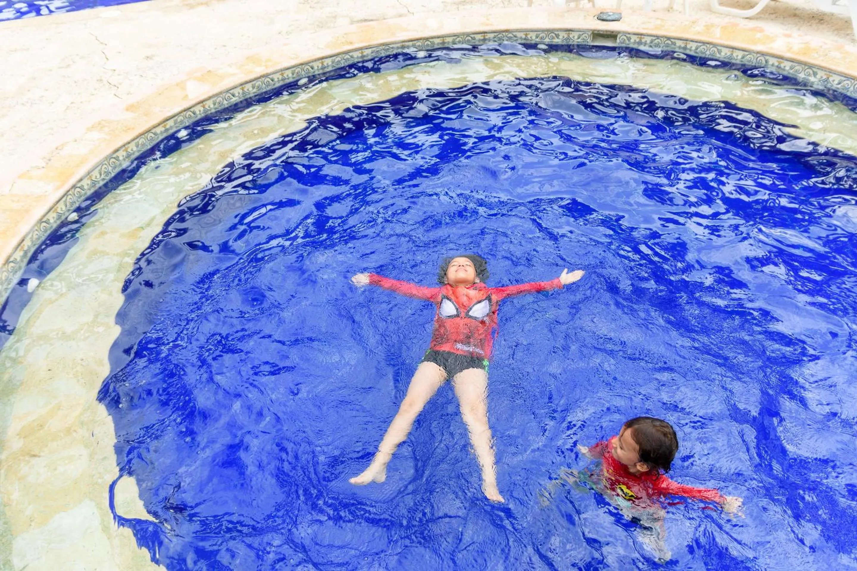 Swimming pool in Finca Hotel Guadalupe