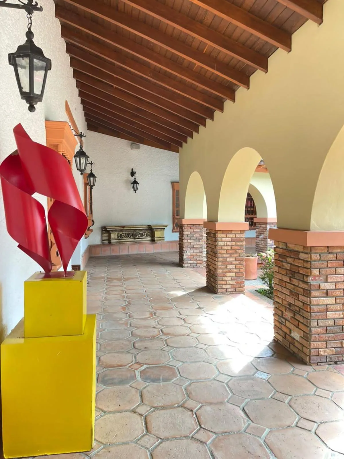 Living room in Finca Hotel Guadalupe