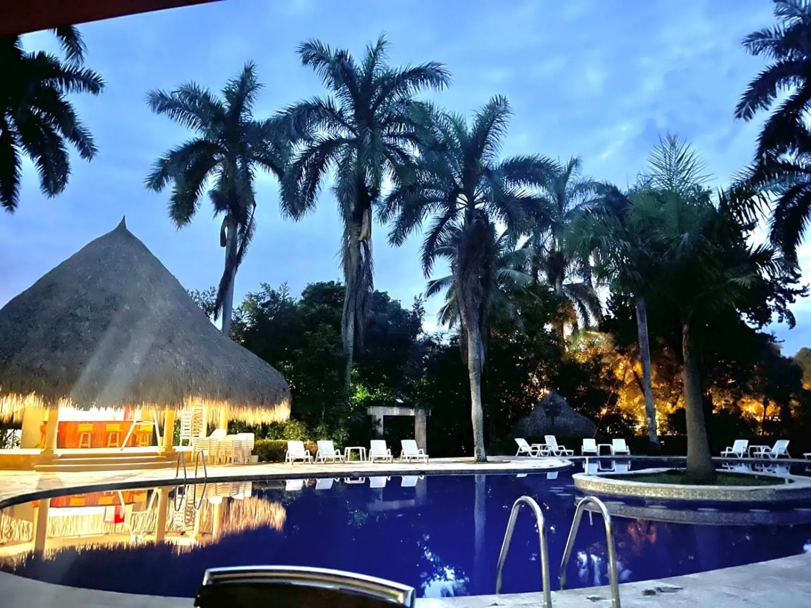 Swimming pool in Finca Hotel Guadalupe