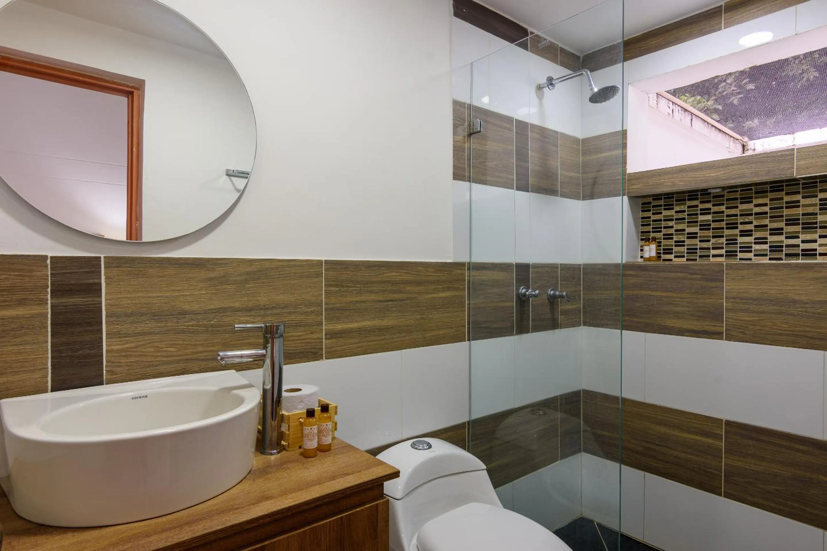 Shower in Finca Hotel Guadalupe