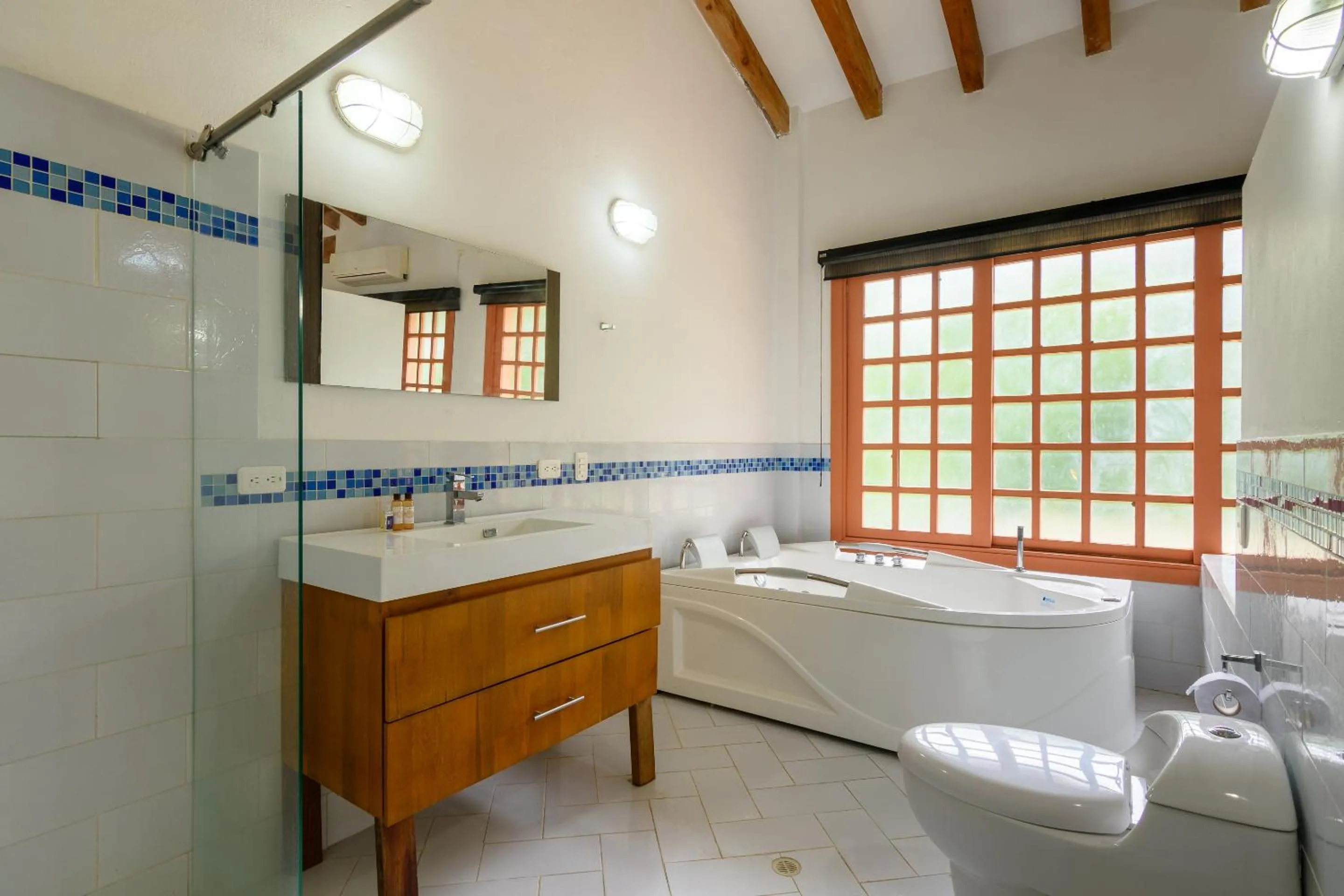 Bathroom in Finca Hotel Guadalupe