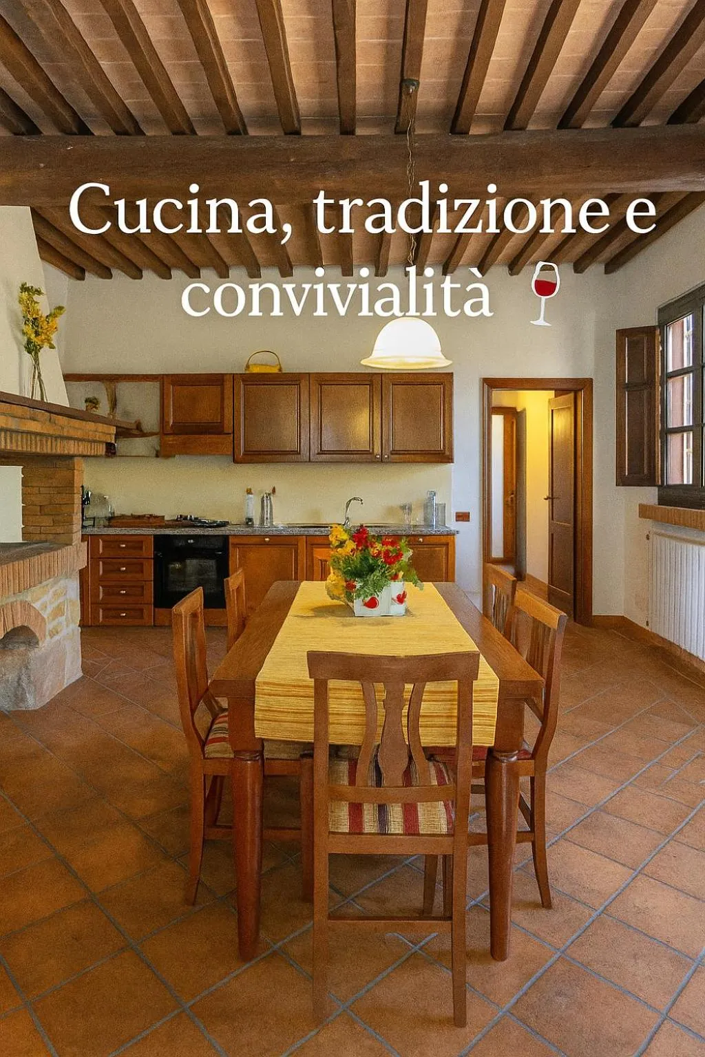Kitchen or kitchenette in Villa Cresci con piscina Tuscan villa with pool near Sassetta thermal baths & Bolgheri Wine Route