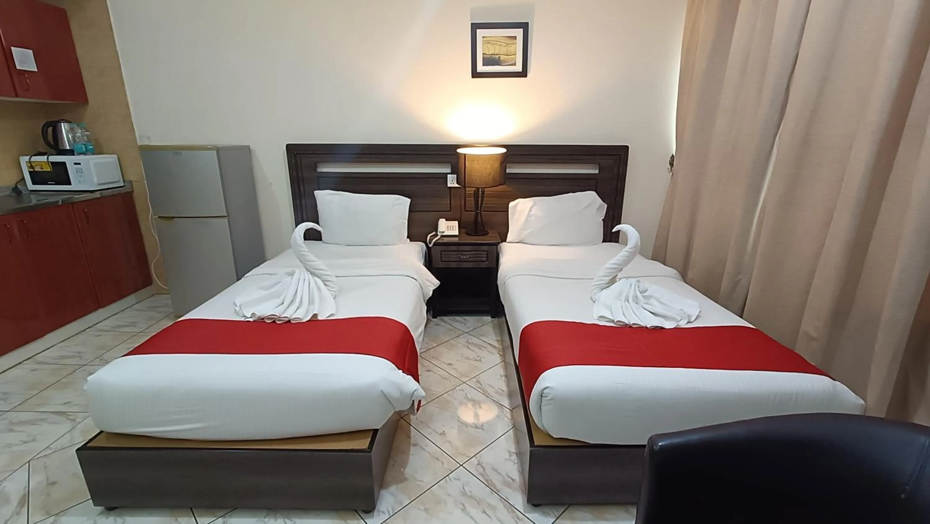 Bedroom, Bed in Ruwi Beach Hotel Apartments - MAHA HOSPITALITY GROUP