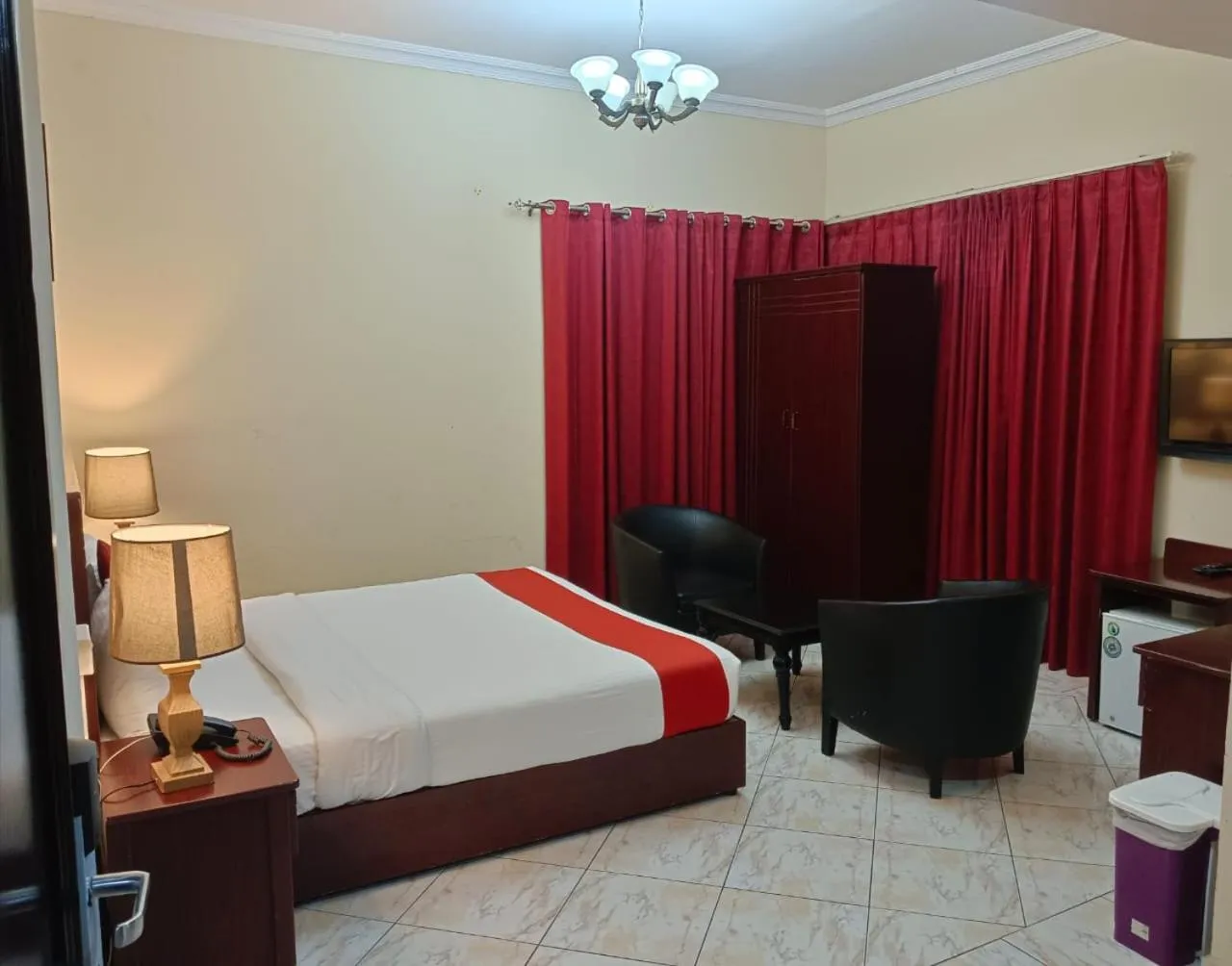 Bedroom, Bed in Ruwi Beach Hotel Apartments - MAHA HOSPITALITY GROUP