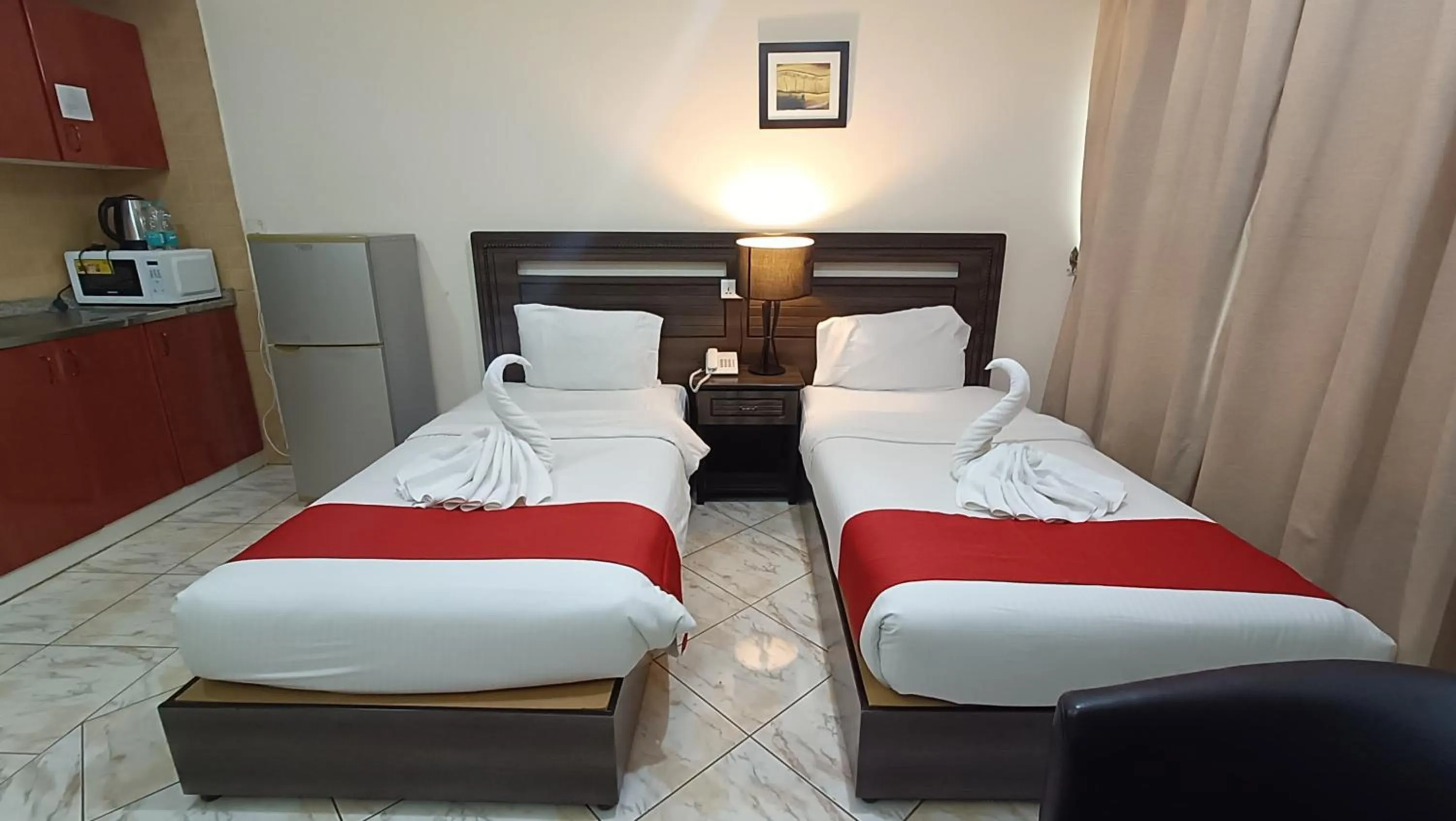 Bedroom, Bed in Ruwi Beach Hotel Apartments - MAHA HOSPITALITY GROUP