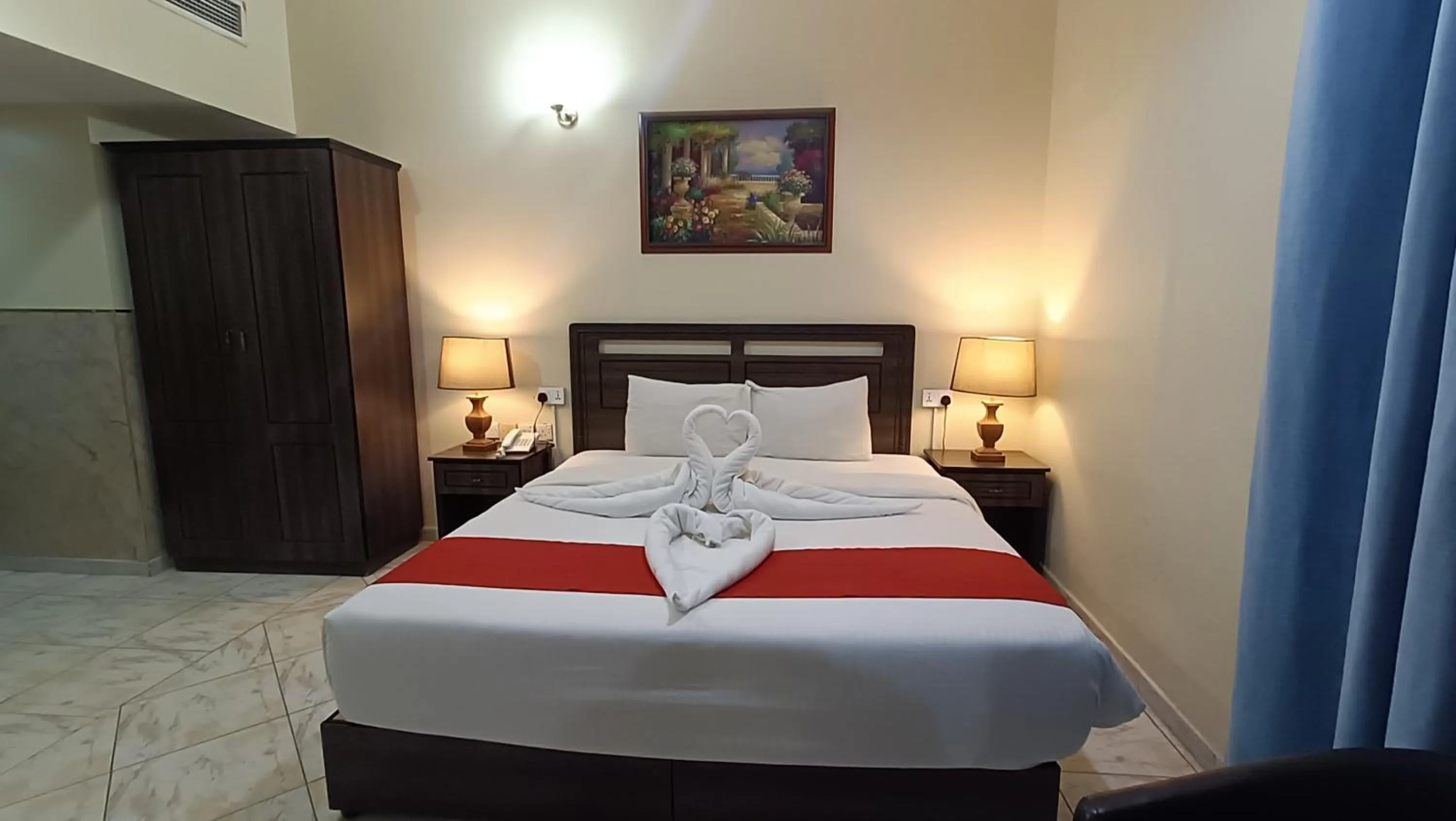 Bedroom, Bed in Ruwi Beach Hotel Apartments - MAHA HOSPITALITY GROUP
