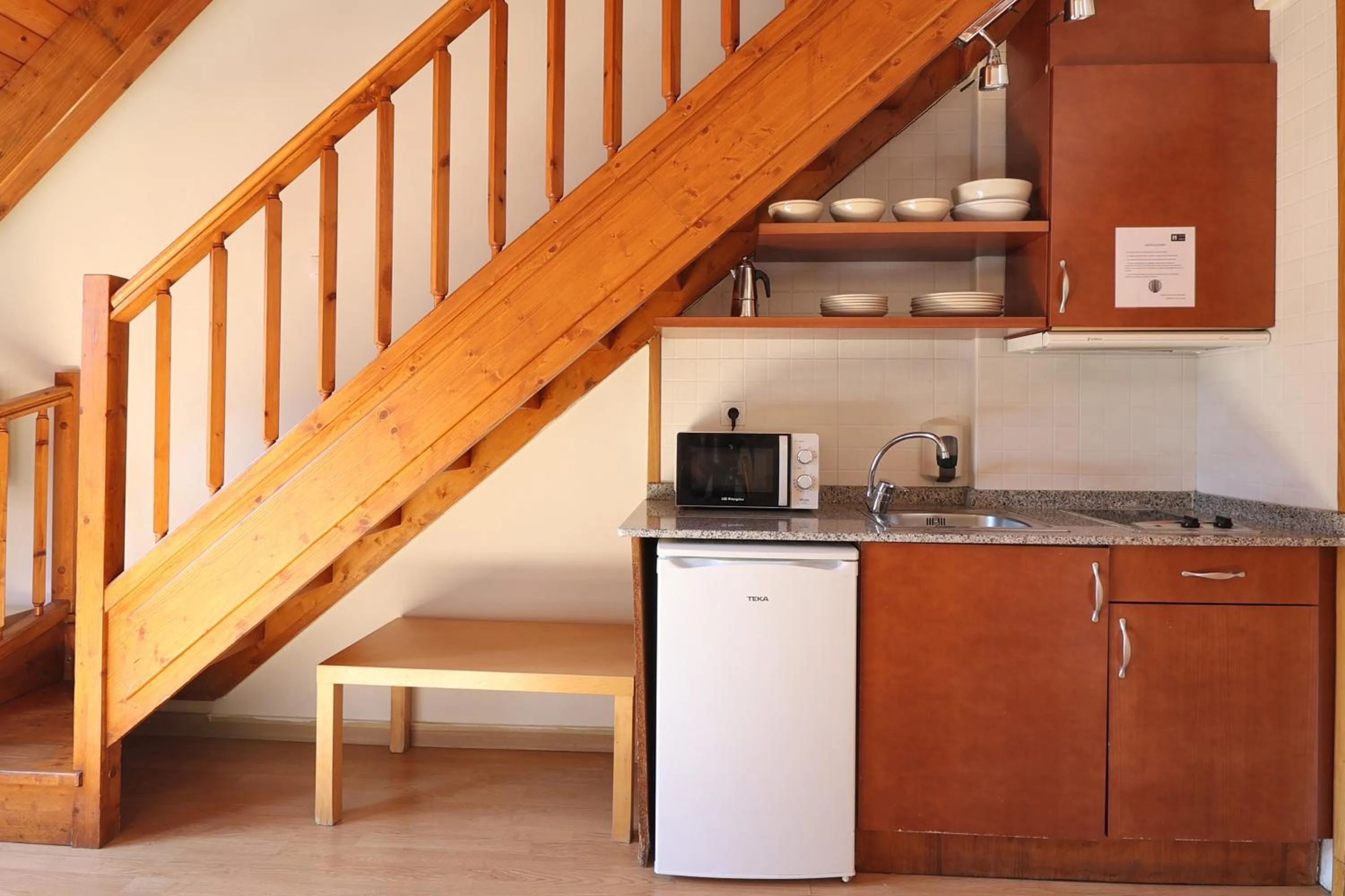 kitchen in Aparthotel Nou Vielha