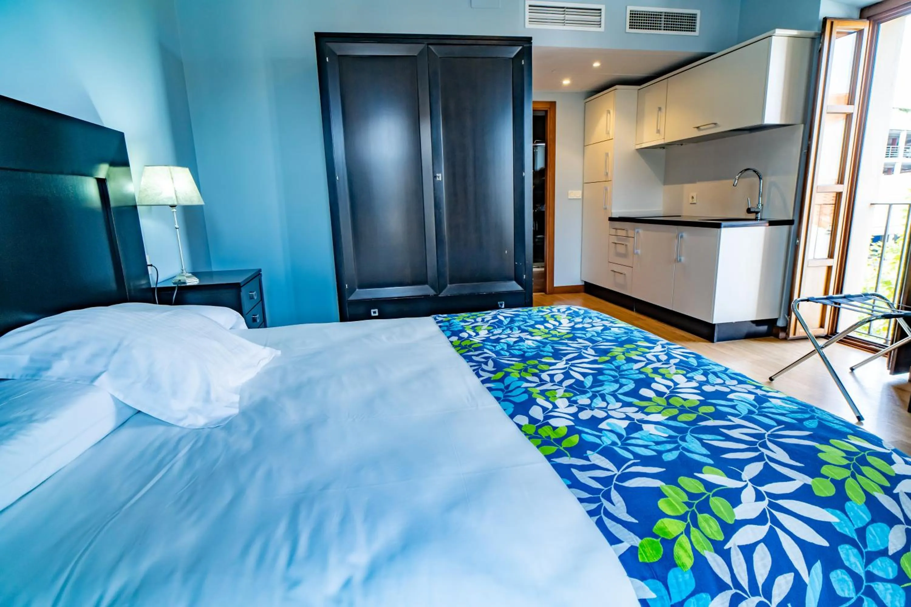 Bed in Hotel Alfonso IX