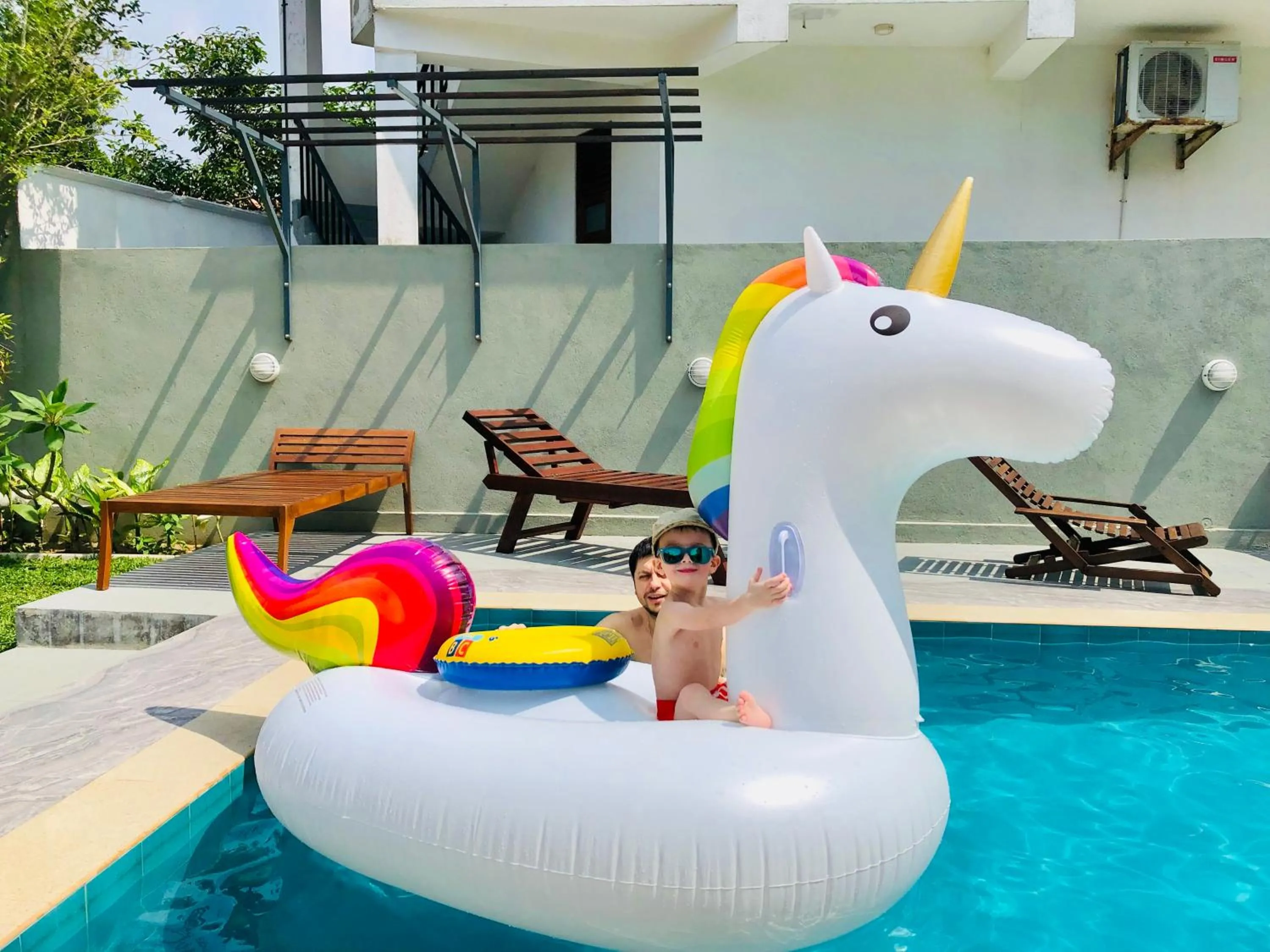 Swimming pool in Shanthi Boutique Villa