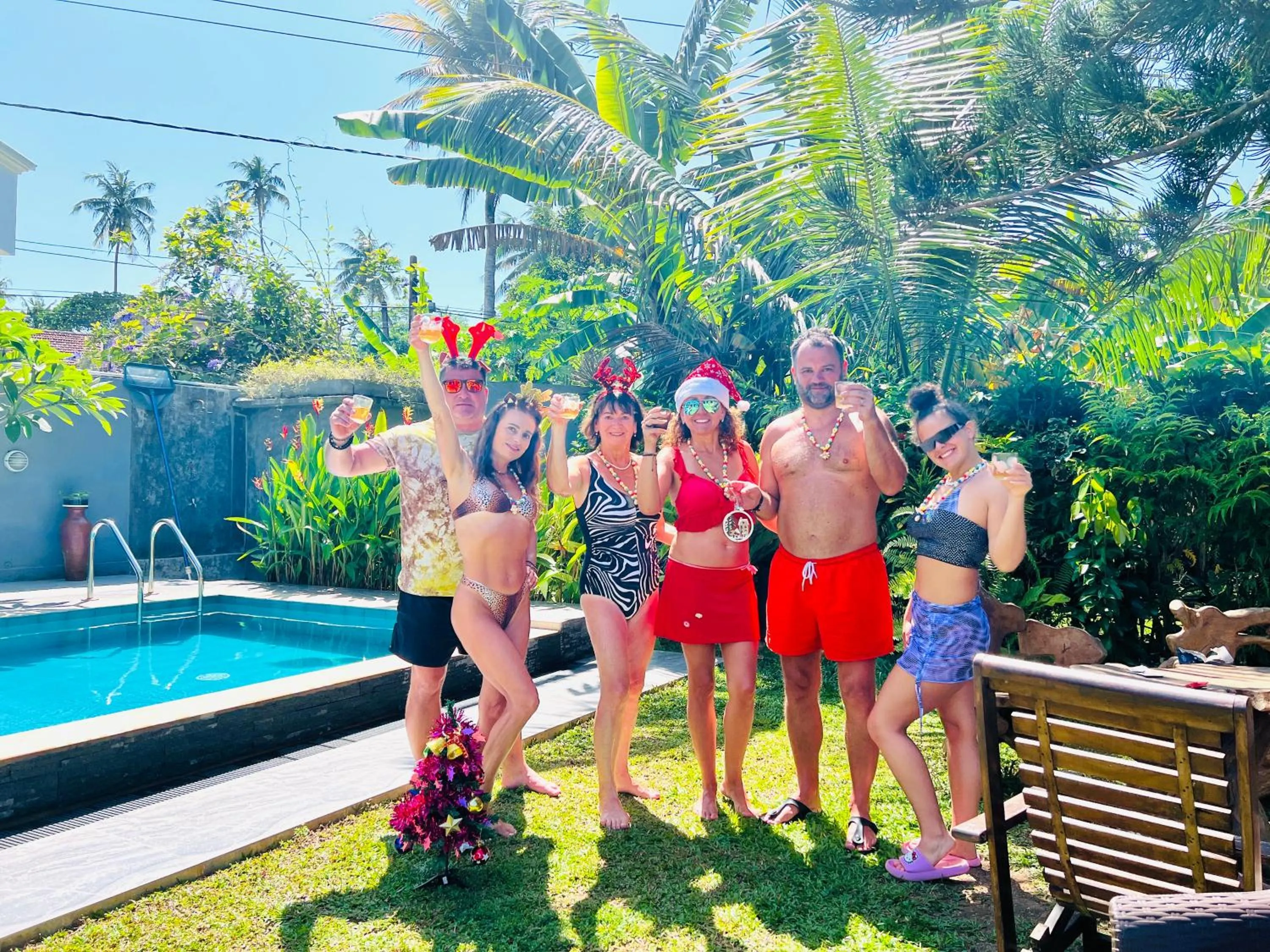 Guests in Shanthi Boutique Villa
