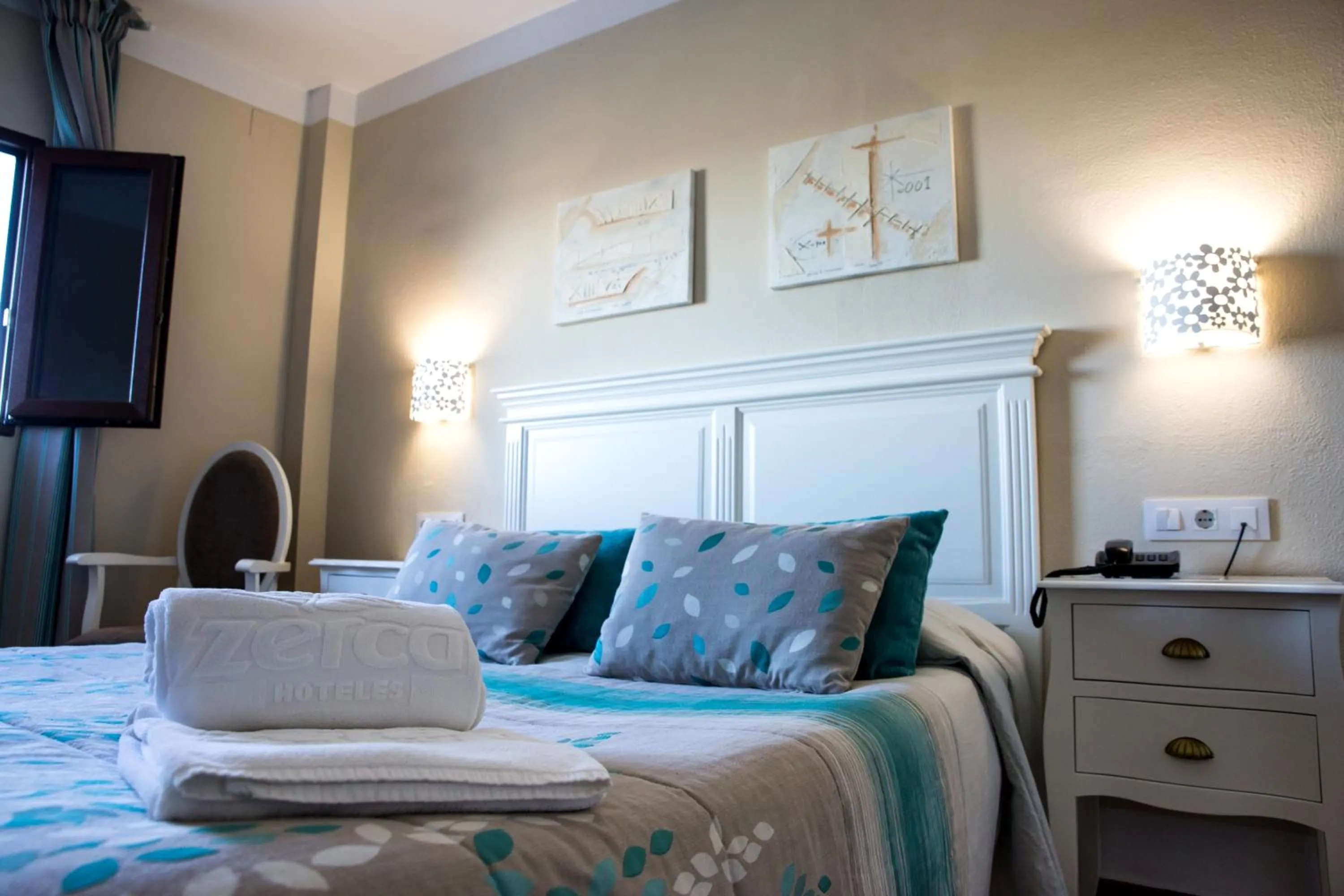 Decorative detail, Bed in Hotel Zuhayra