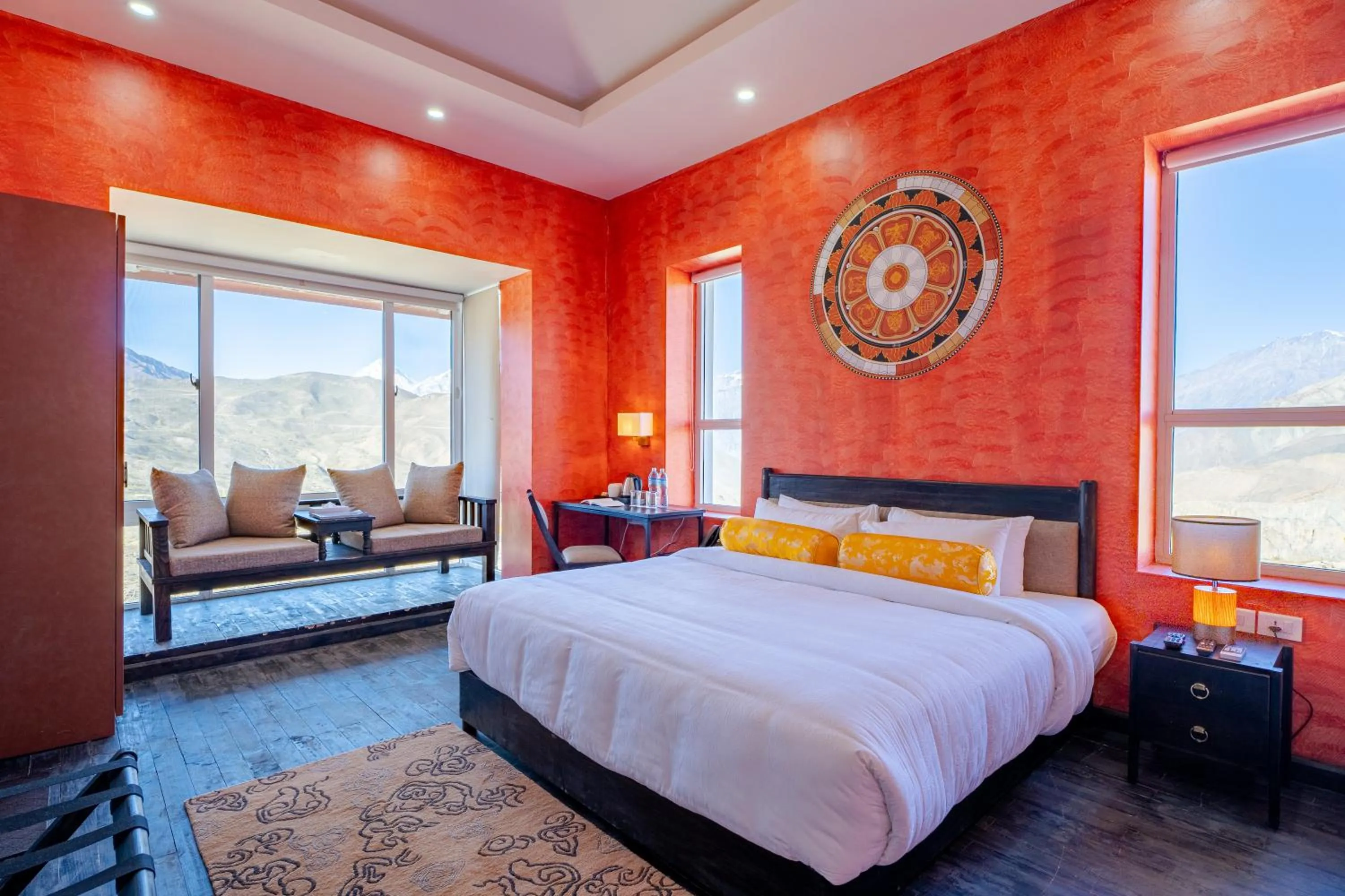 Bedroom, Bed in Lo Mustang Himalayan Resort