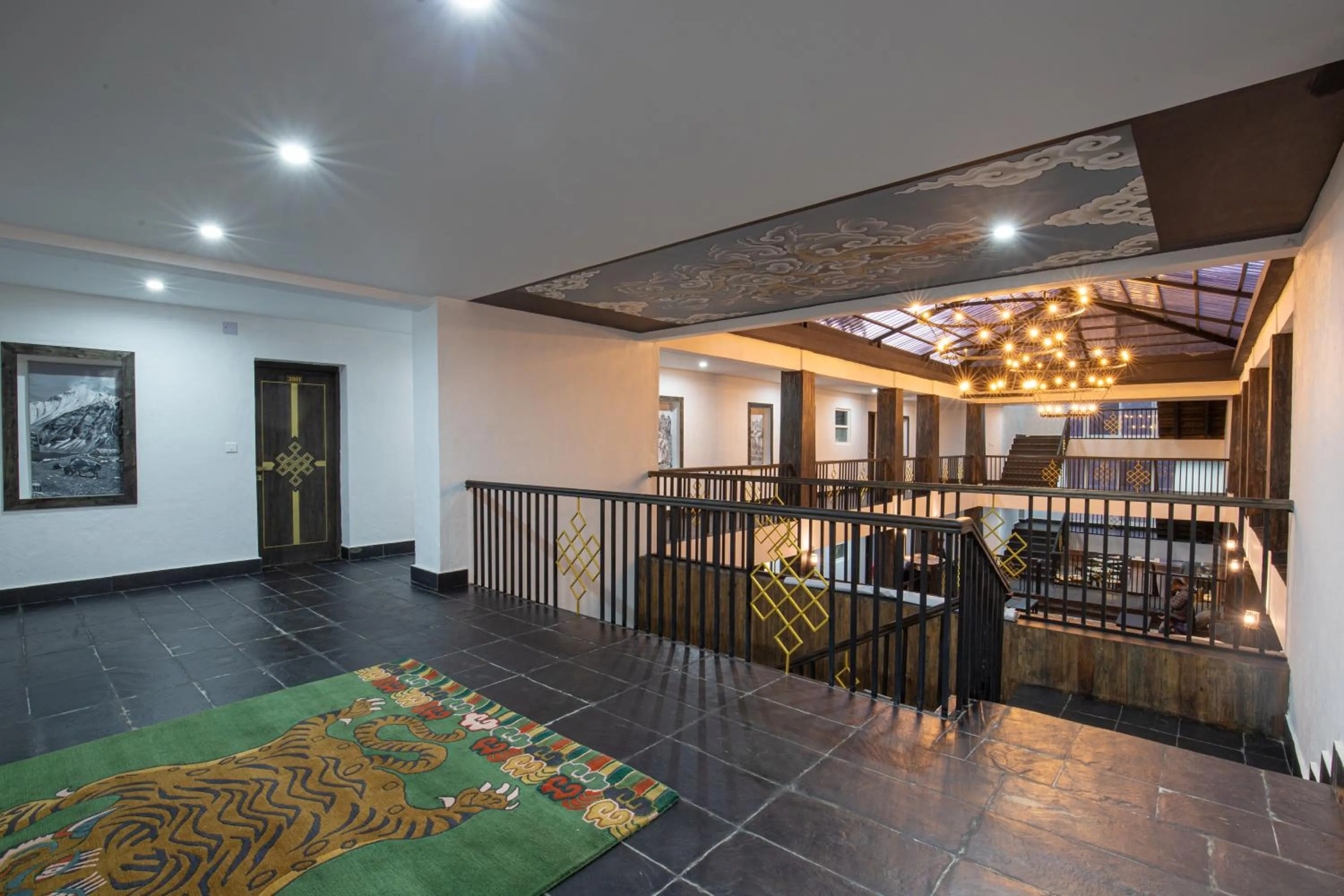 Lobby or reception in Lo Mustang Himalayan Resort