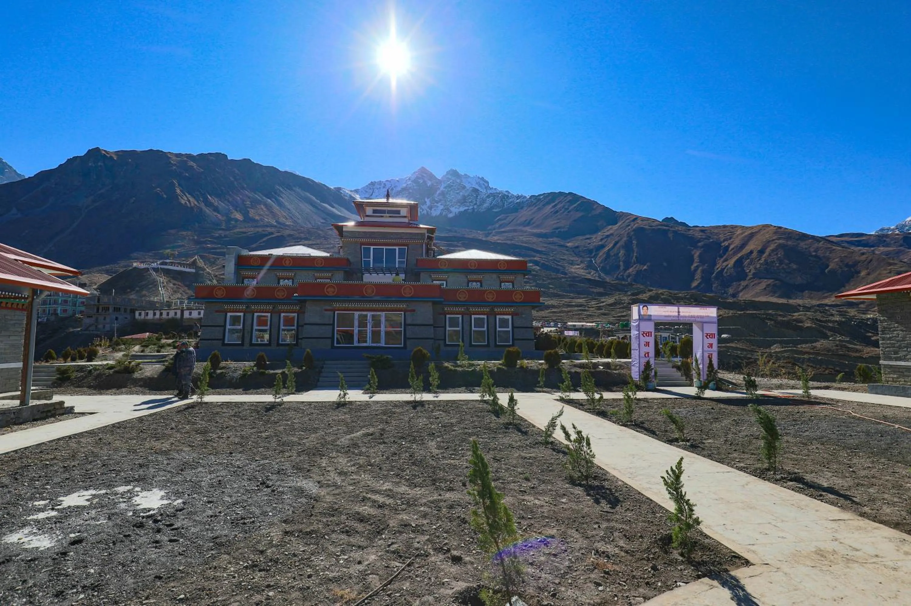 Property building in Lo Mustang Himalayan Resort