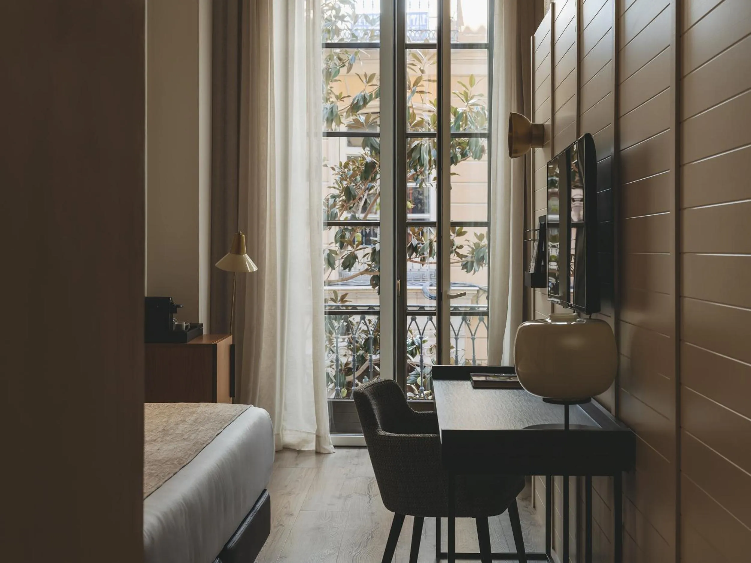 Balcony/Terrace, Bed in Molina Lario