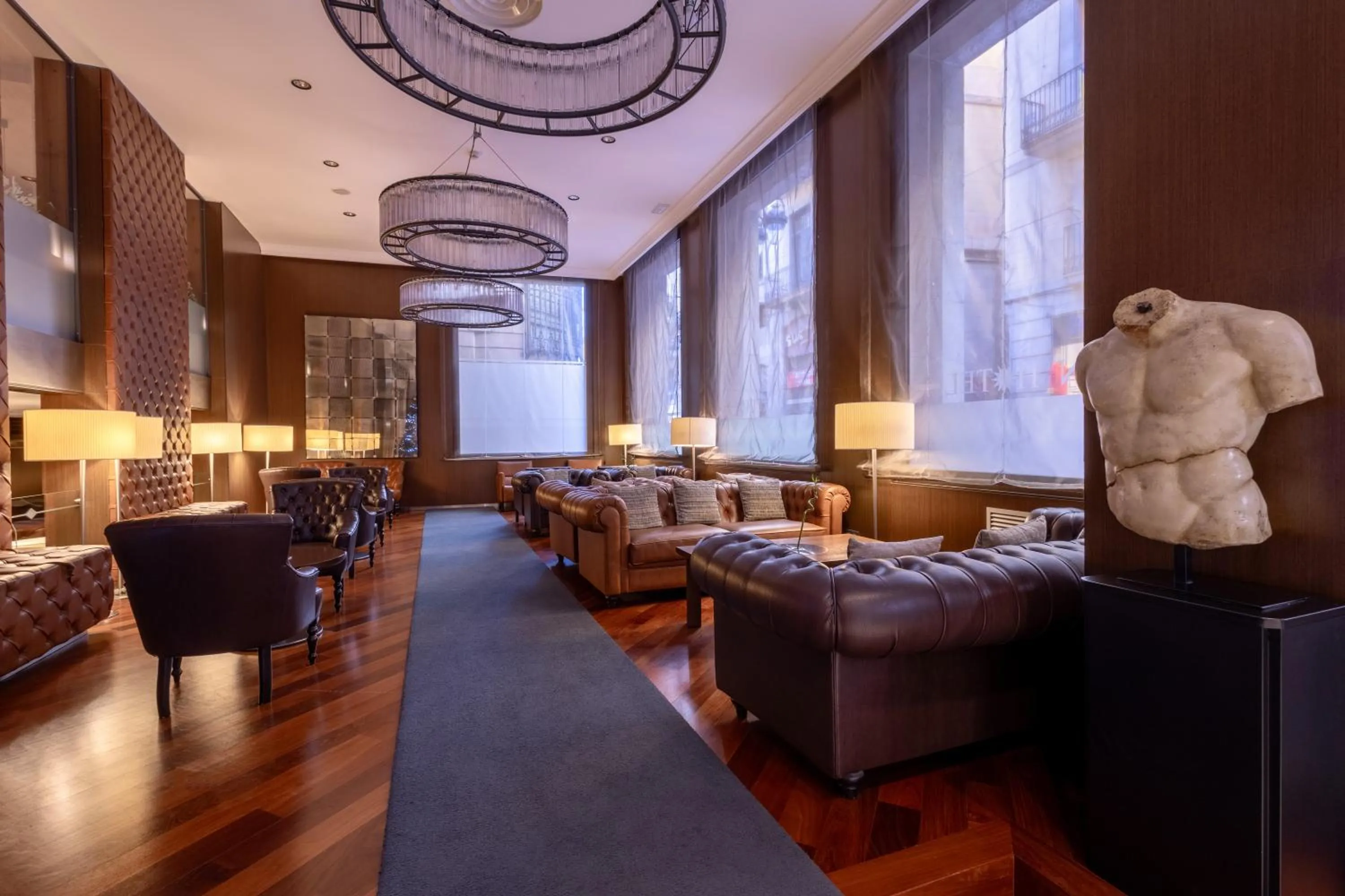 Living room in Gran Hotel Barcino