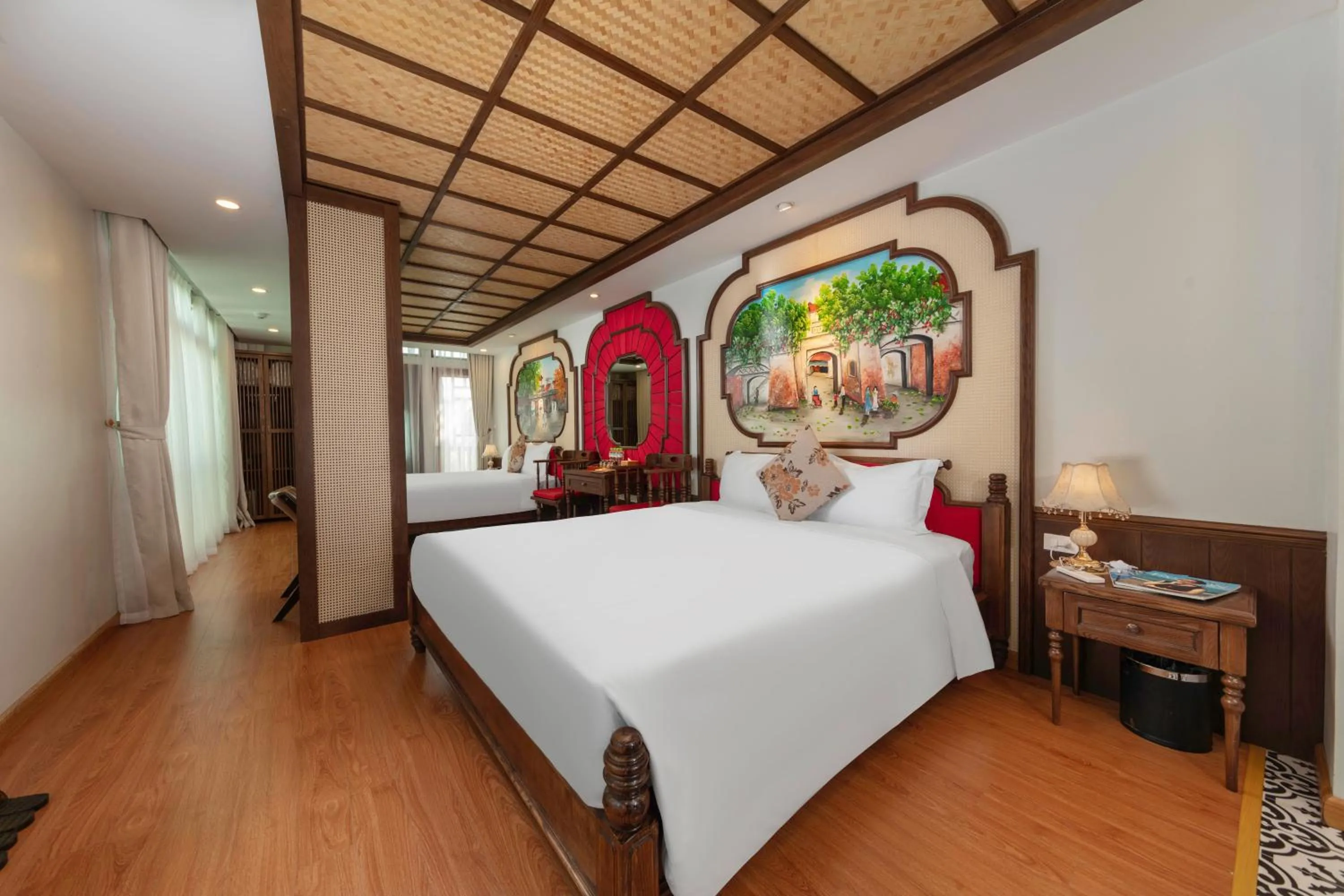 Bed in Veshia Hotel & Spa