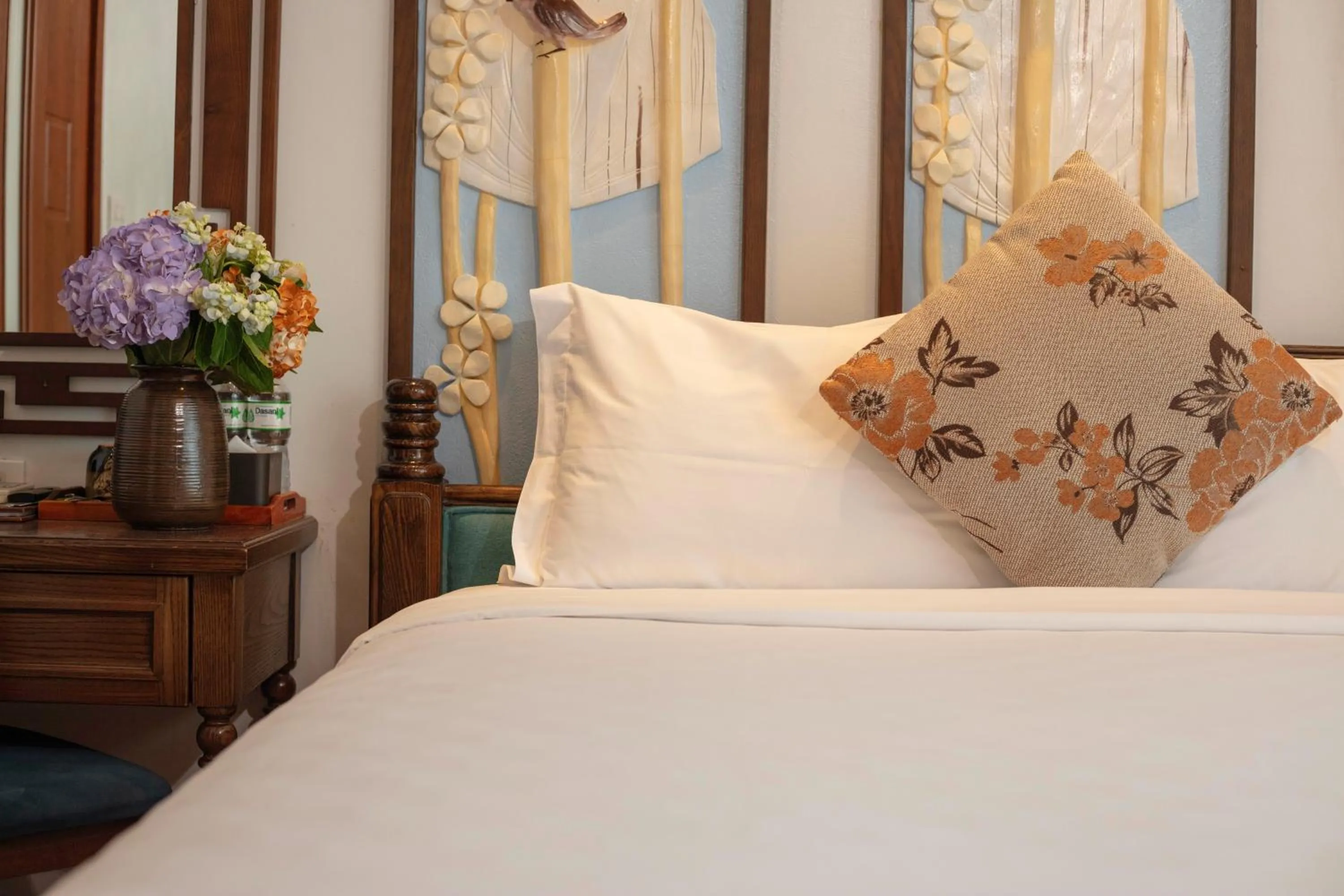 Bed in Veshia Hotel & Spa