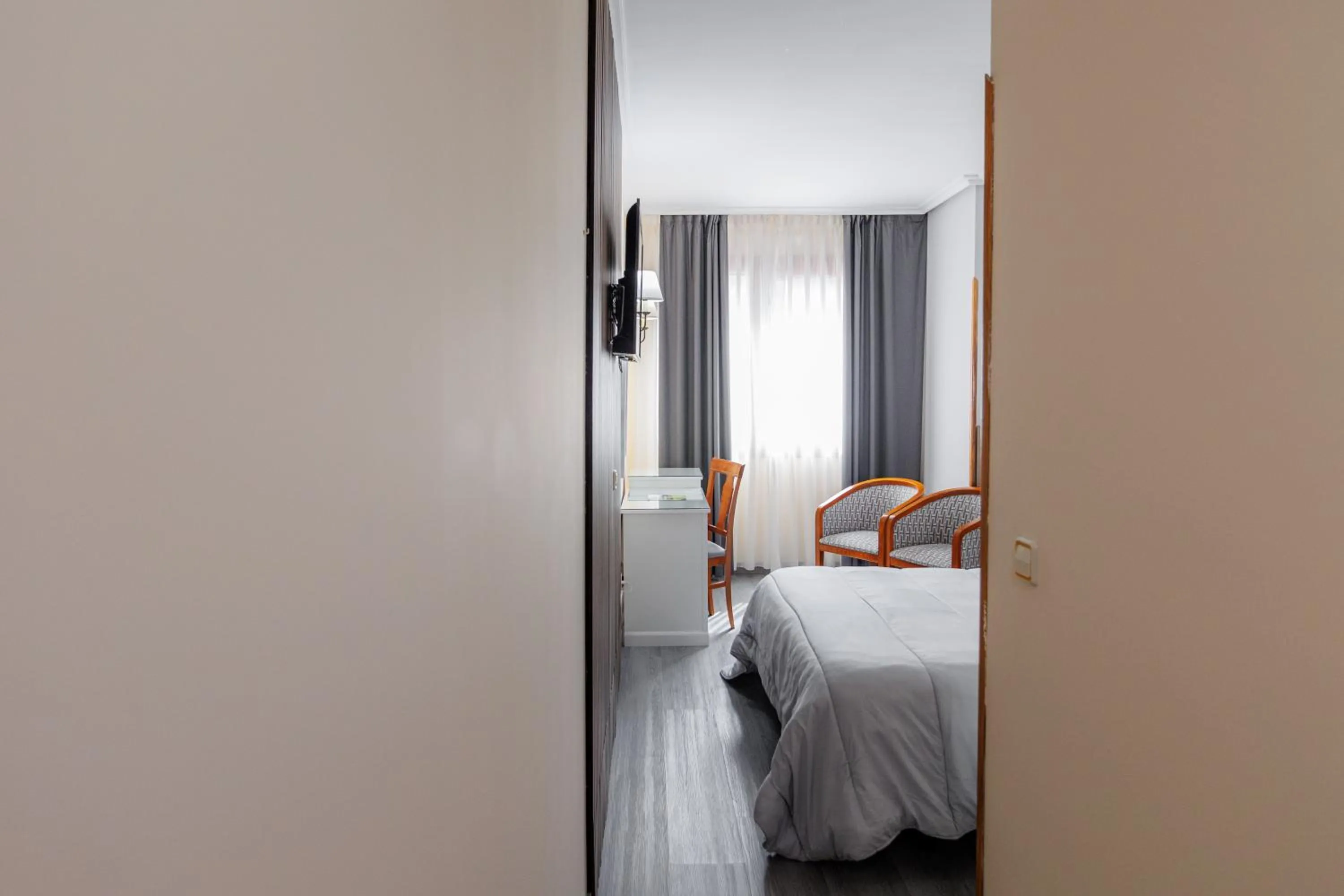 Bed in Hotel Ciudad Cangas de Onis