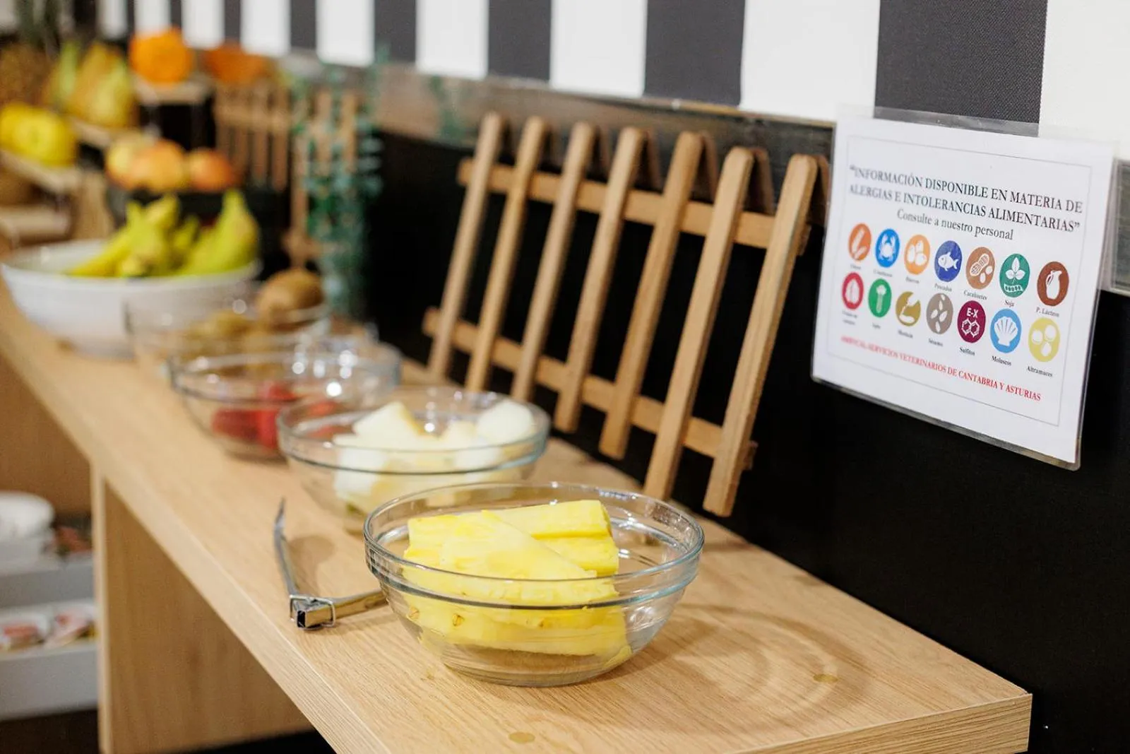 Buffet breakfast in Hotel Ciudad Cangas de Onis