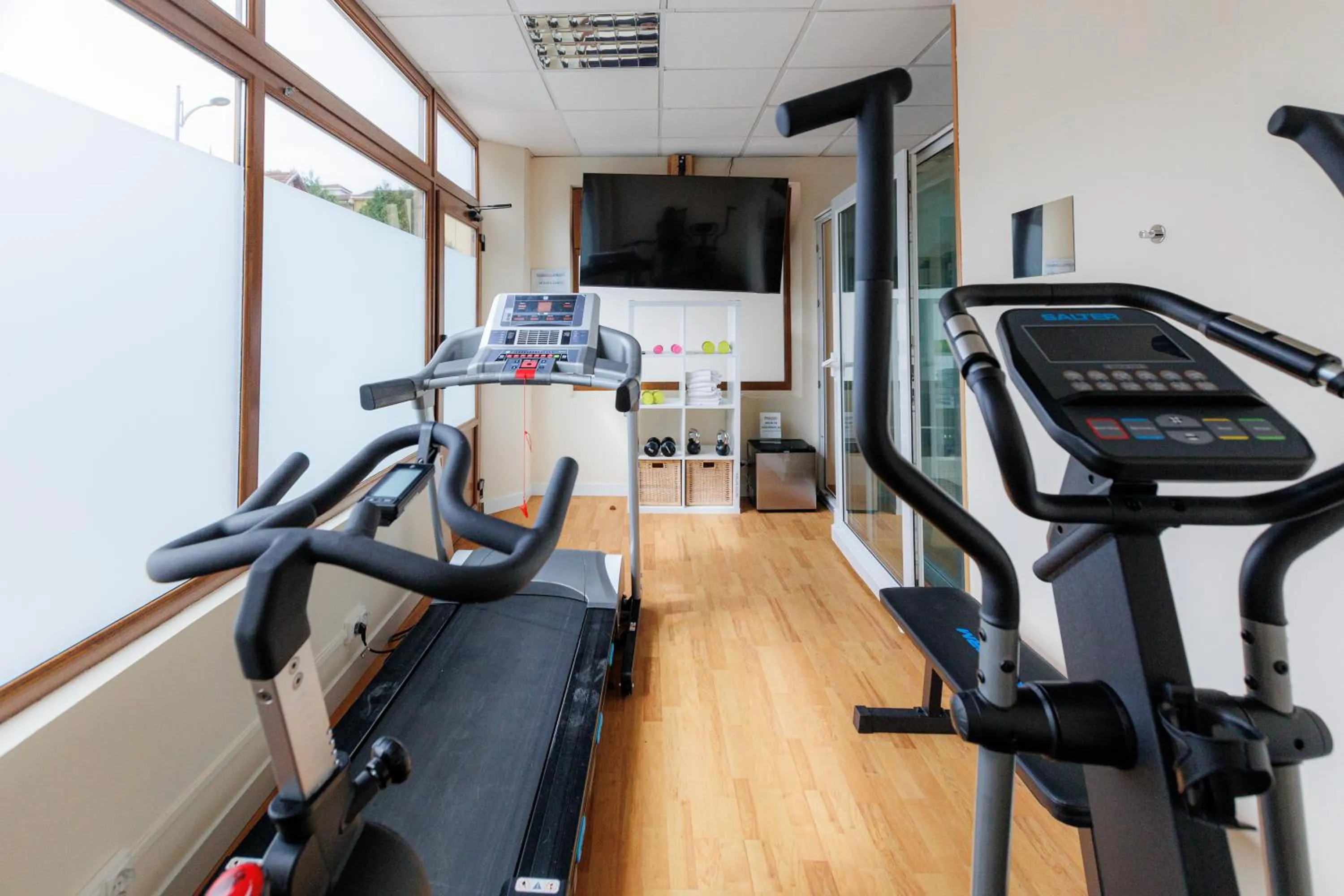 Fitness centre/facilities in Hotel Ciudad Cangas de Onis