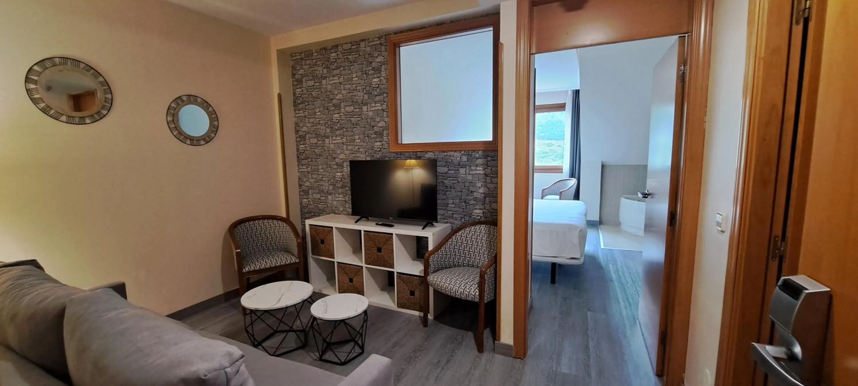 Bed in Hotel Ciudad Cangas de Onis