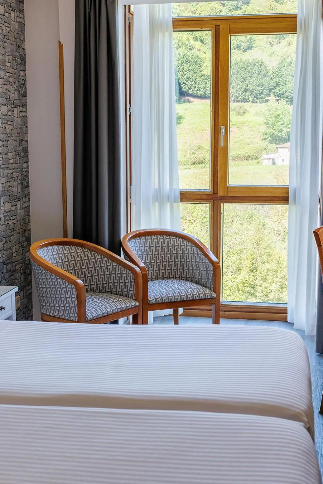 Bed in Hotel Ciudad Cangas de Onis