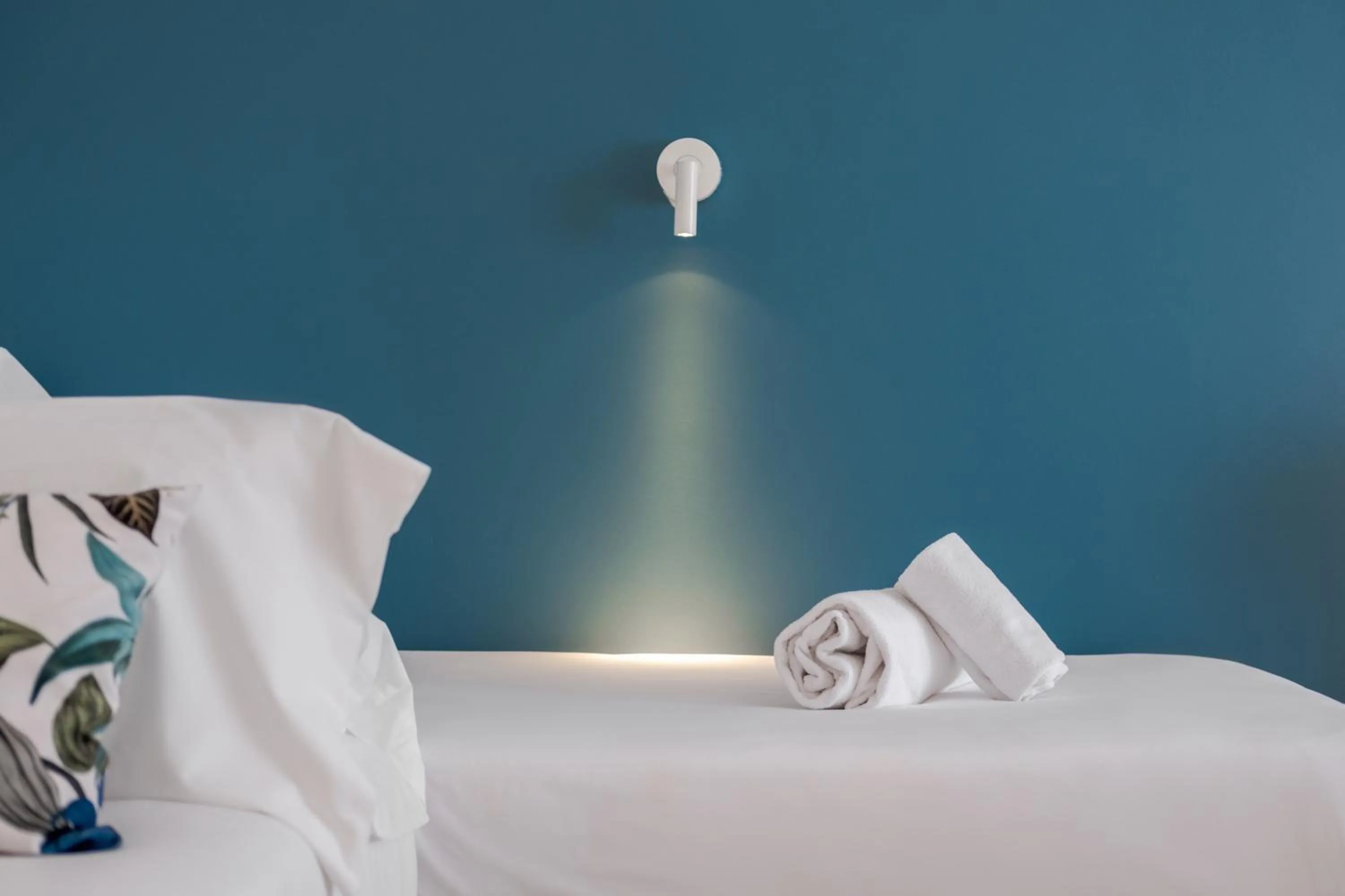 Decorative detail, Bed in Hotel Planamar by Escampa Hotels