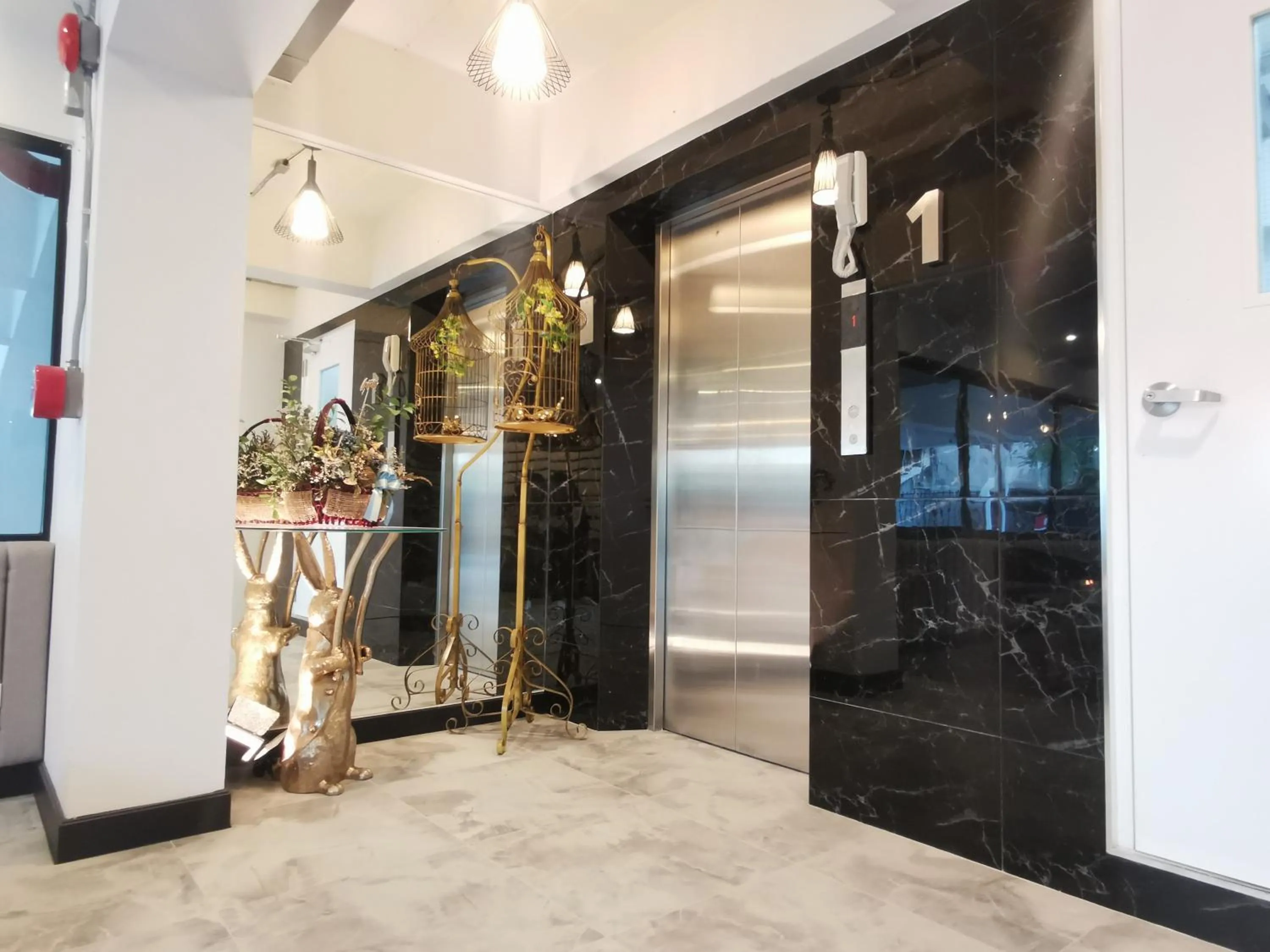 elevator in ABC@48 Hotel & Service Apartment