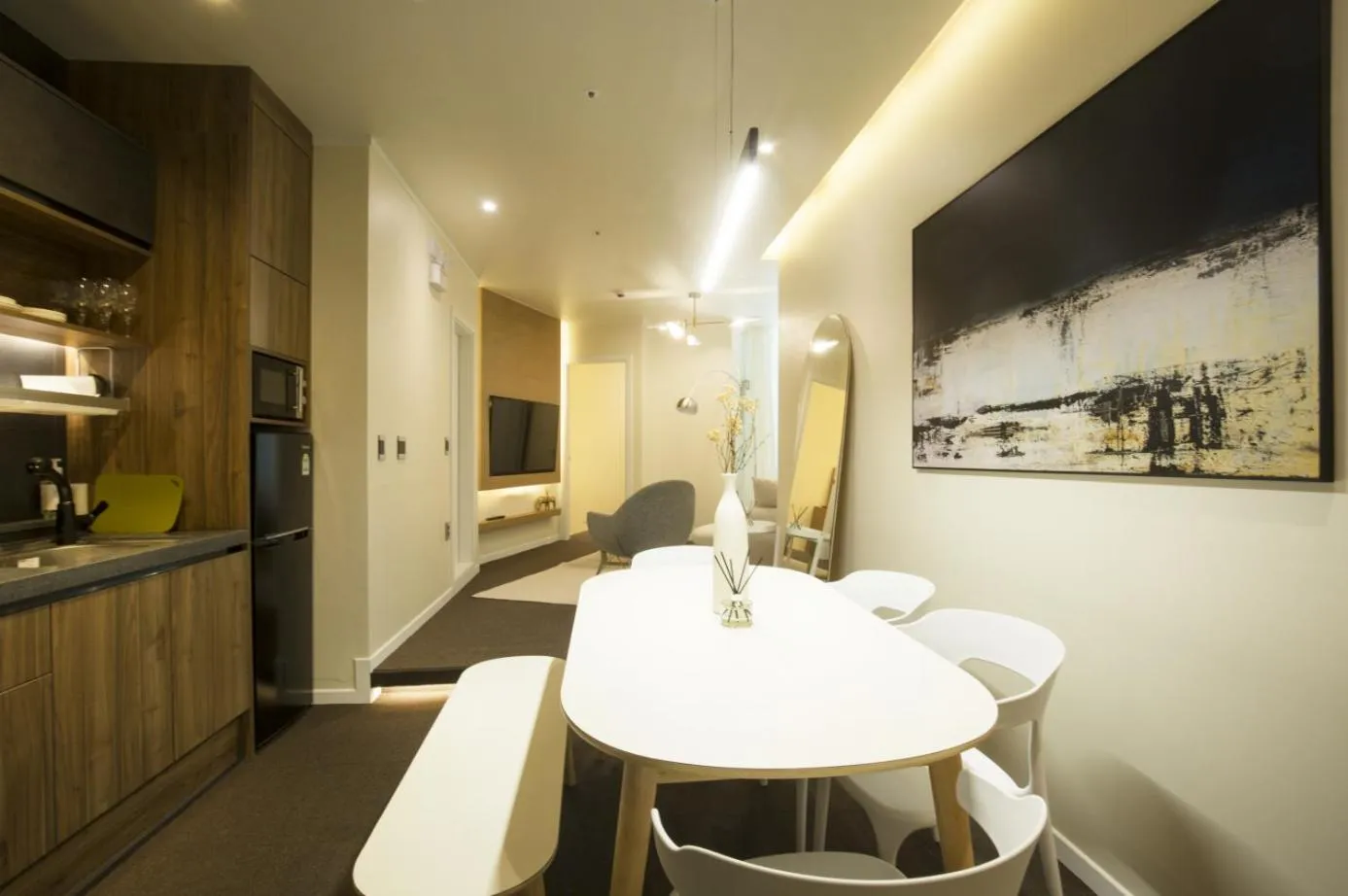 Kitchen or kitchenette in UH Suite The Haeundae