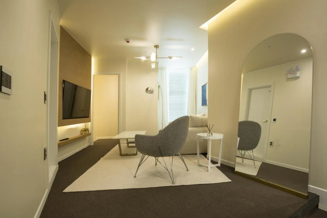 Living room in UH Suite The Haeundae