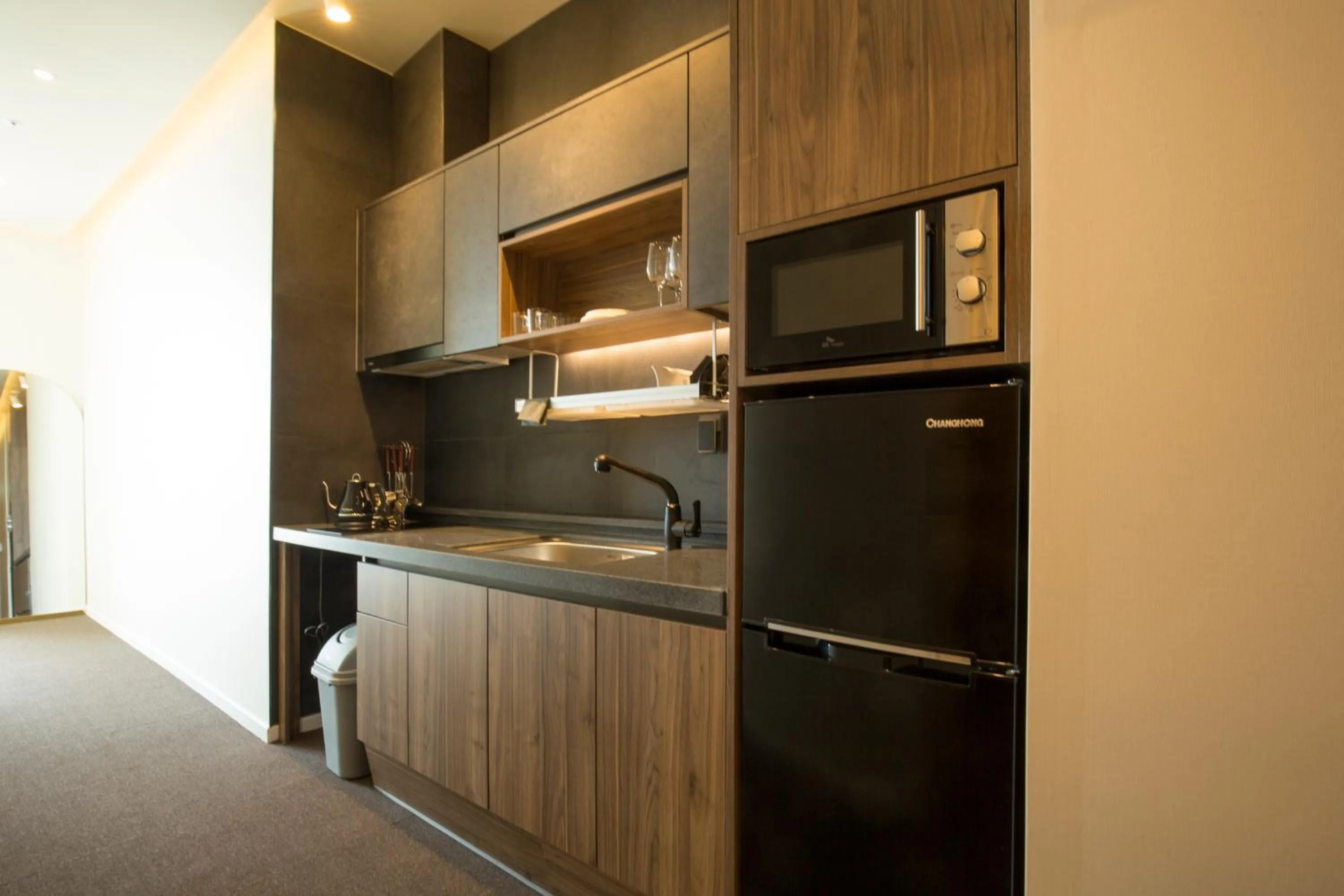Kitchen or kitchenette in UH Suite The Haeundae