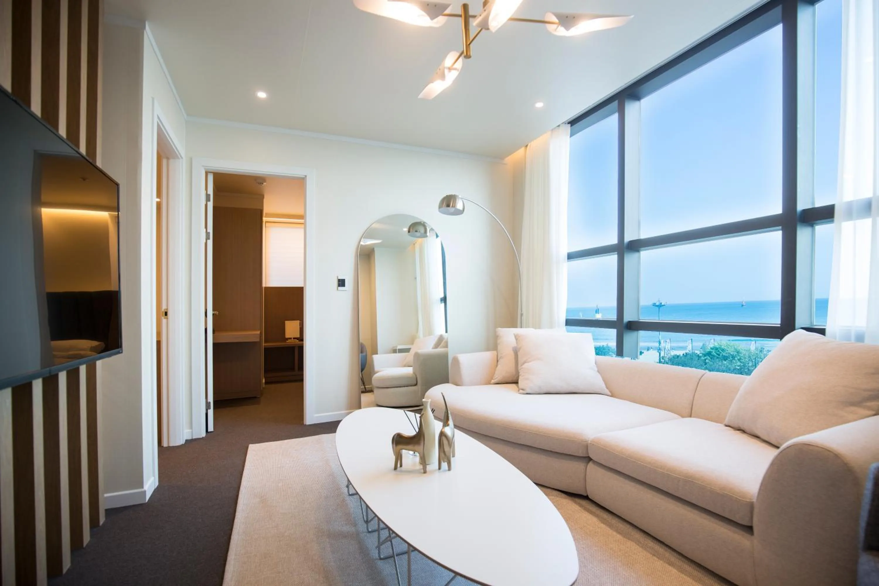 Living room in UH Suite The Haeundae