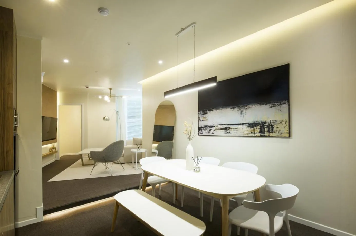 Living room in UH Suite The Haeundae