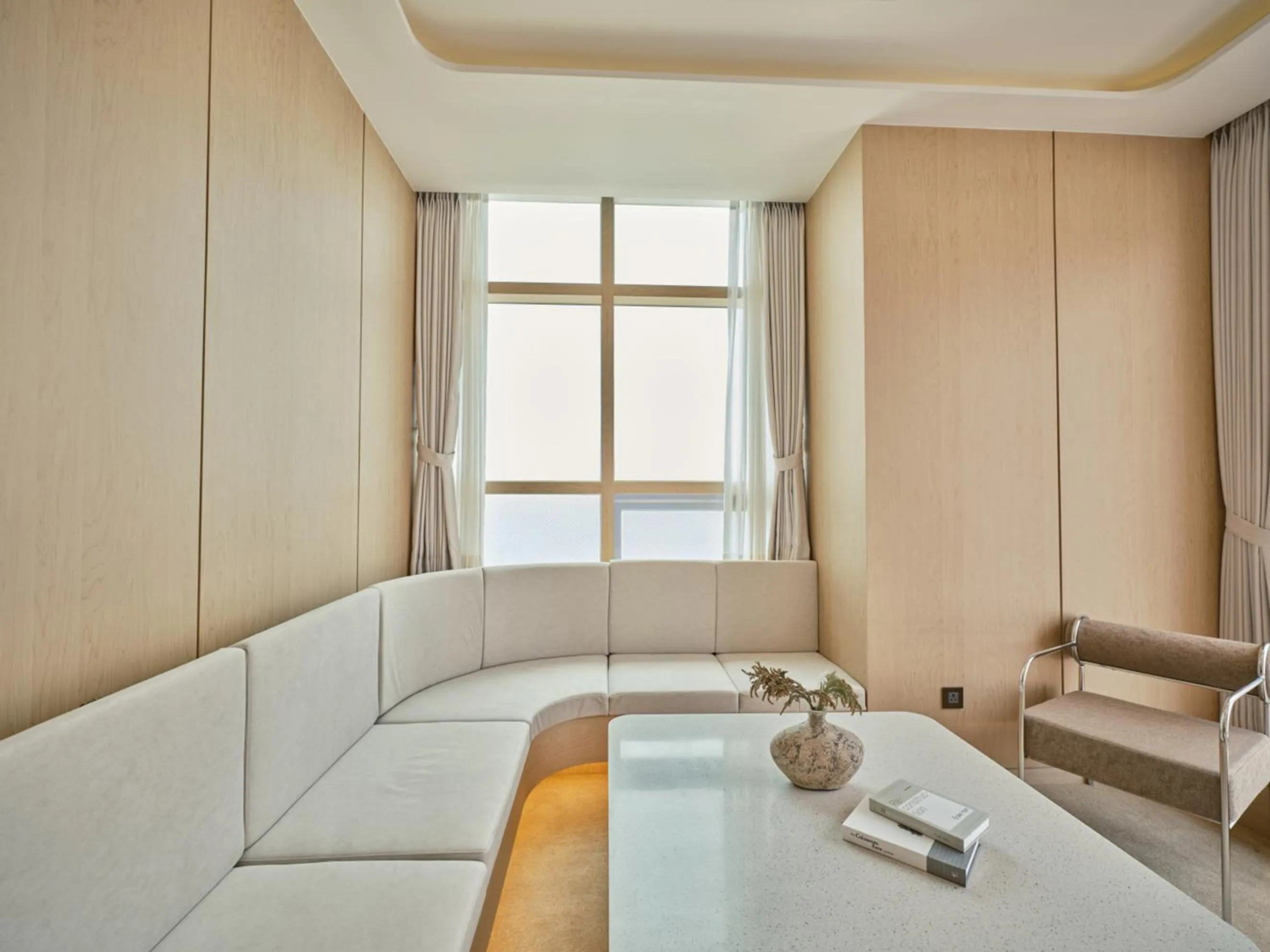 Living room in UH Suite The Haeundae