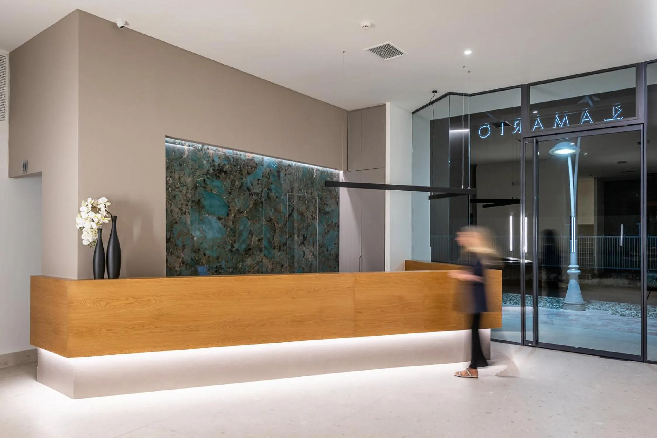 Lobby or reception in Amario Suites Hotel