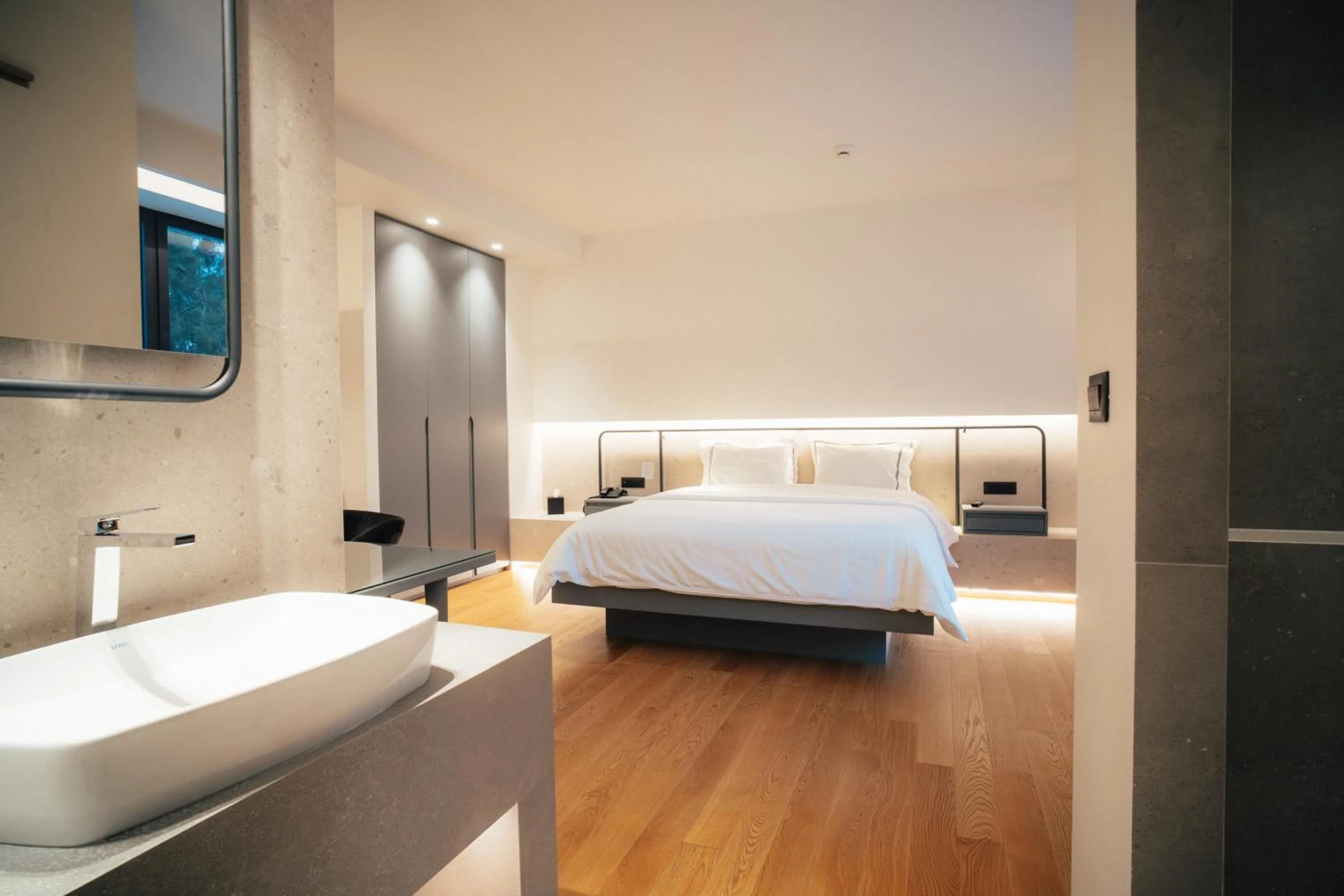 Bed in Amario Suites Hotel