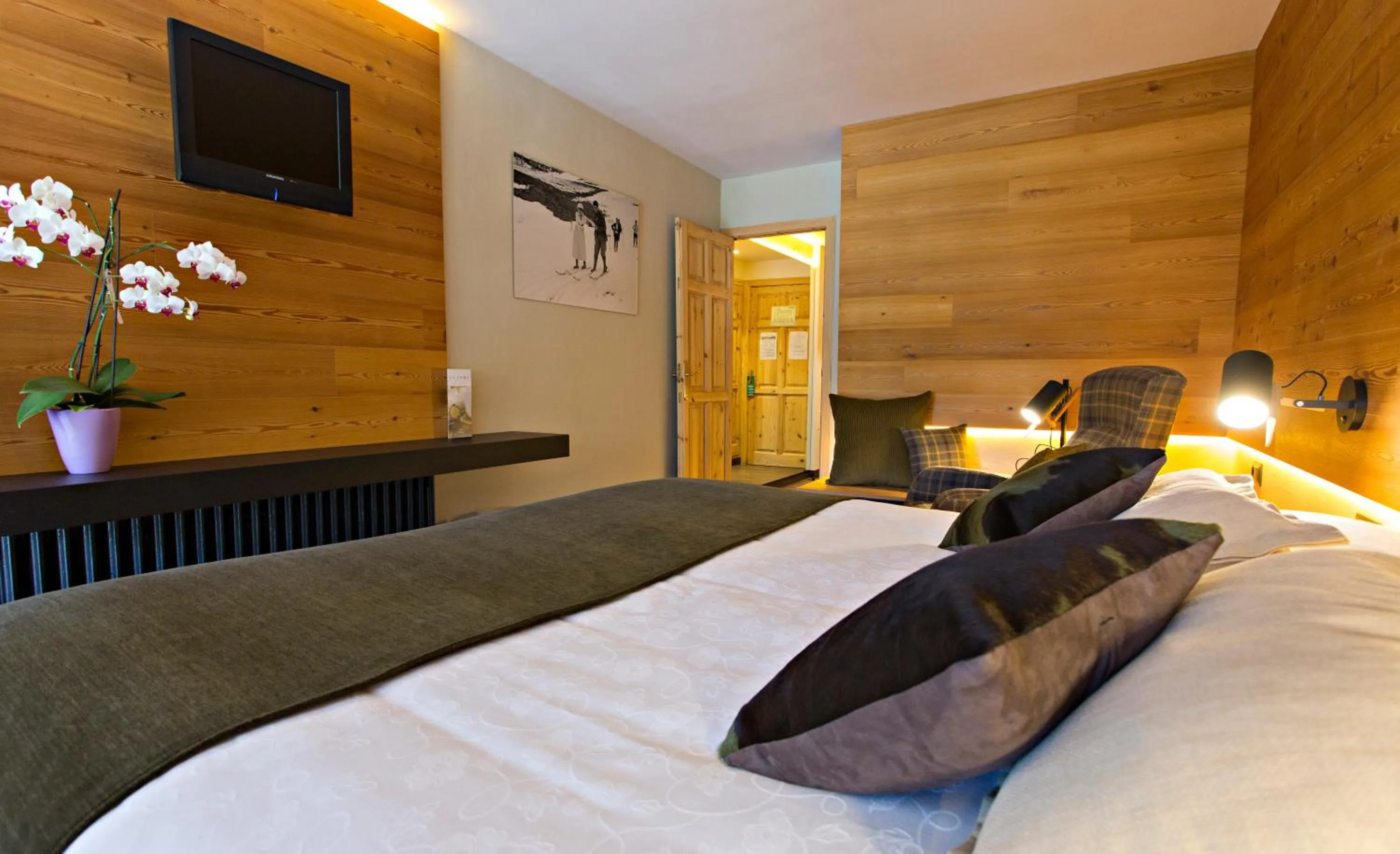 Bed in Hotel La Coma