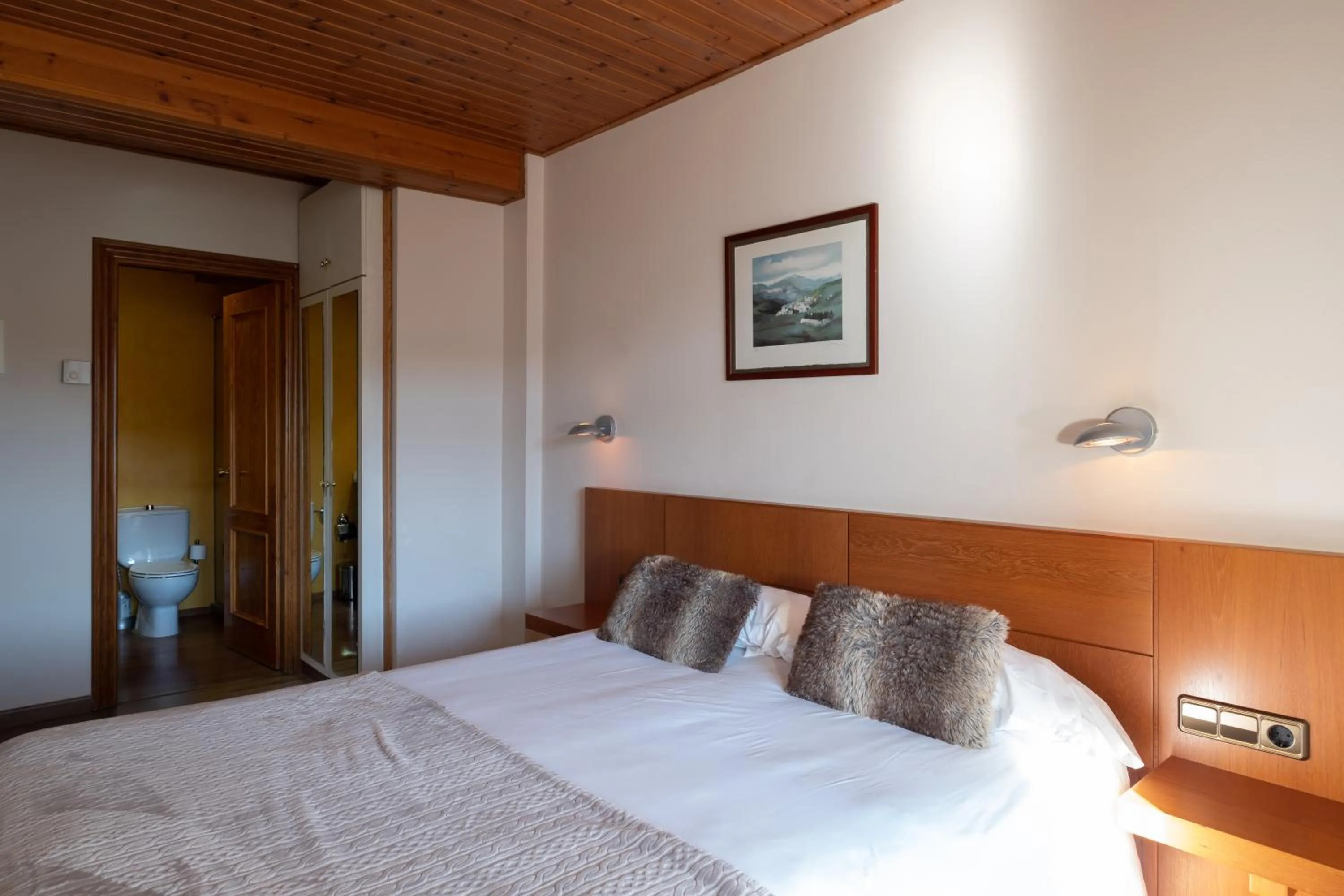 Bed in Hotel Calitxo