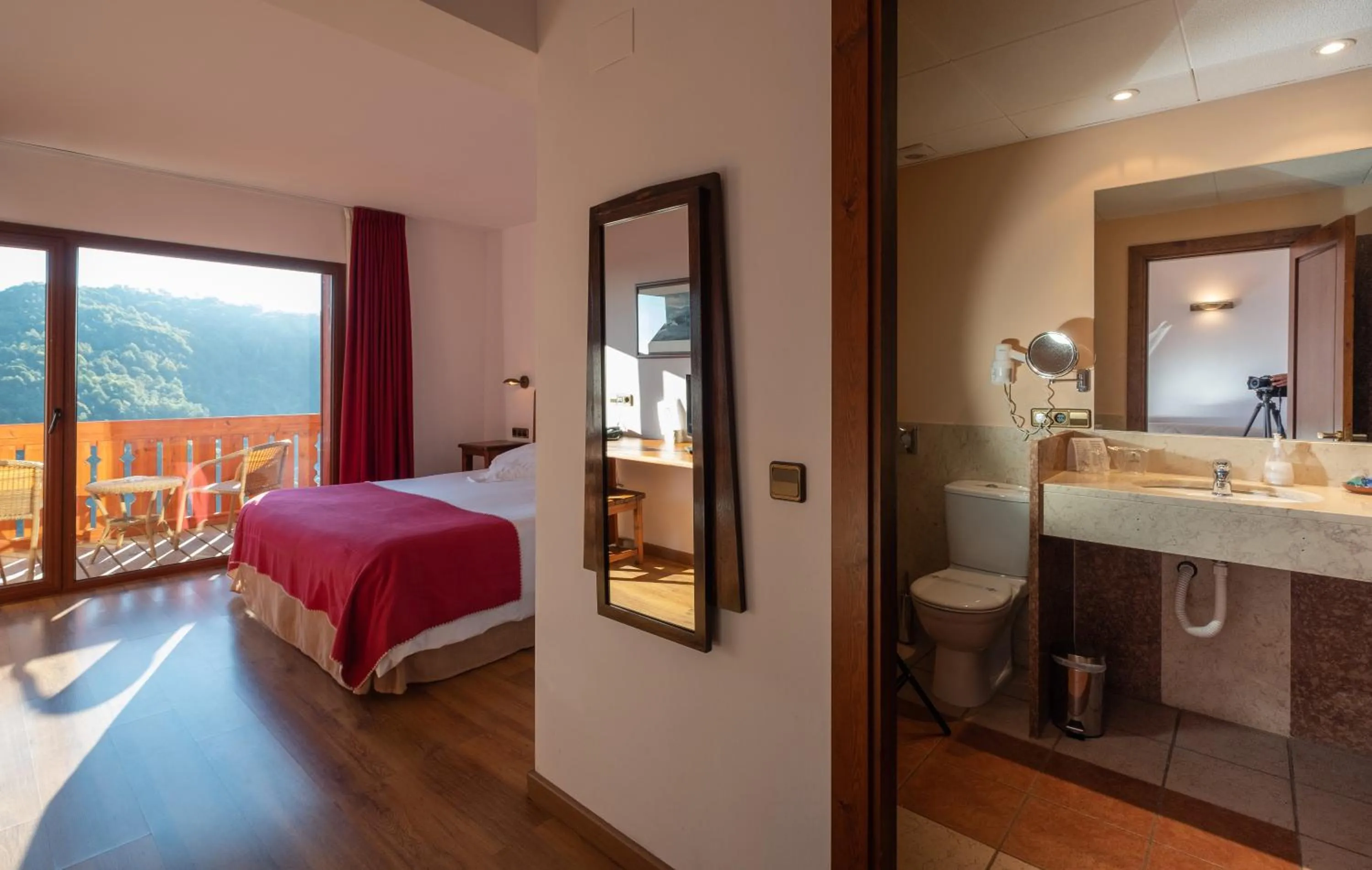 Natural landscape, Bed in Hotel Calitxo