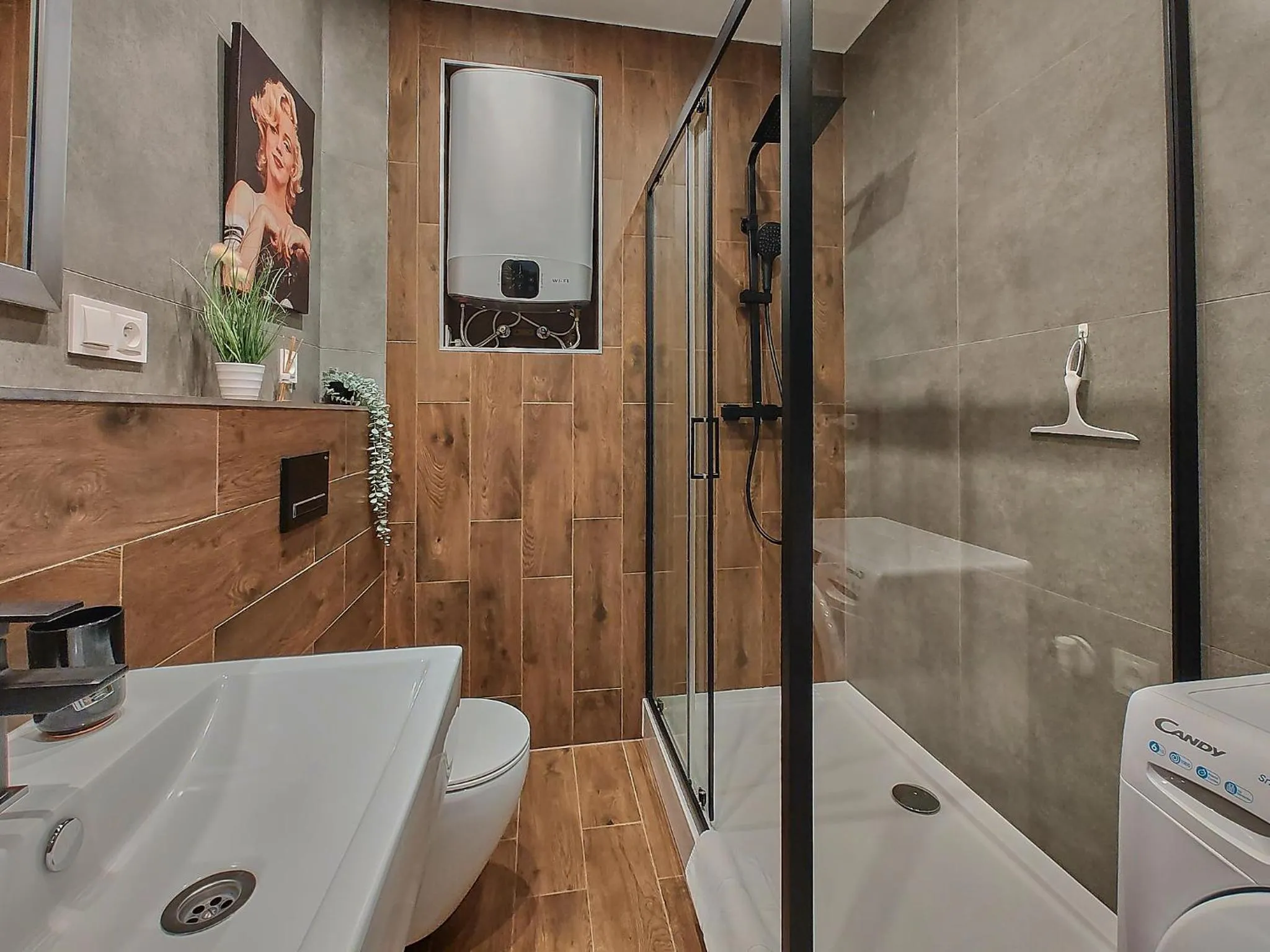Shower in Apartament Świerkowy