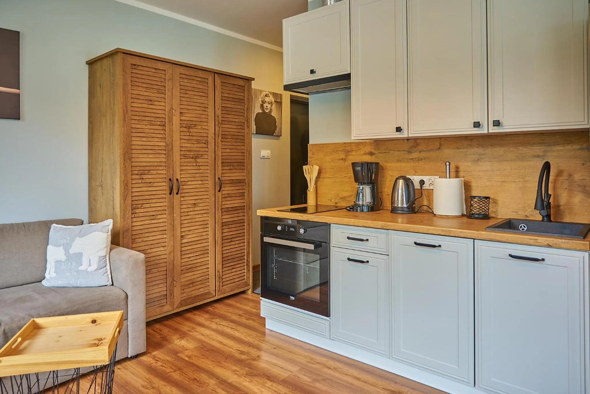 Kitchen or kitchenette in Apartament Świerkowy