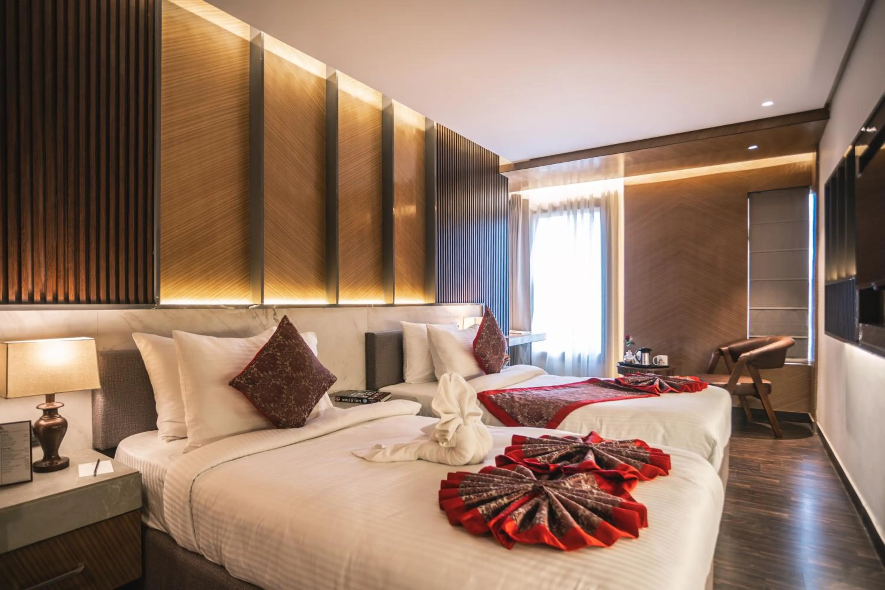 Coffee/tea facilities, Bed in Amritara Kirpa, Amritsar