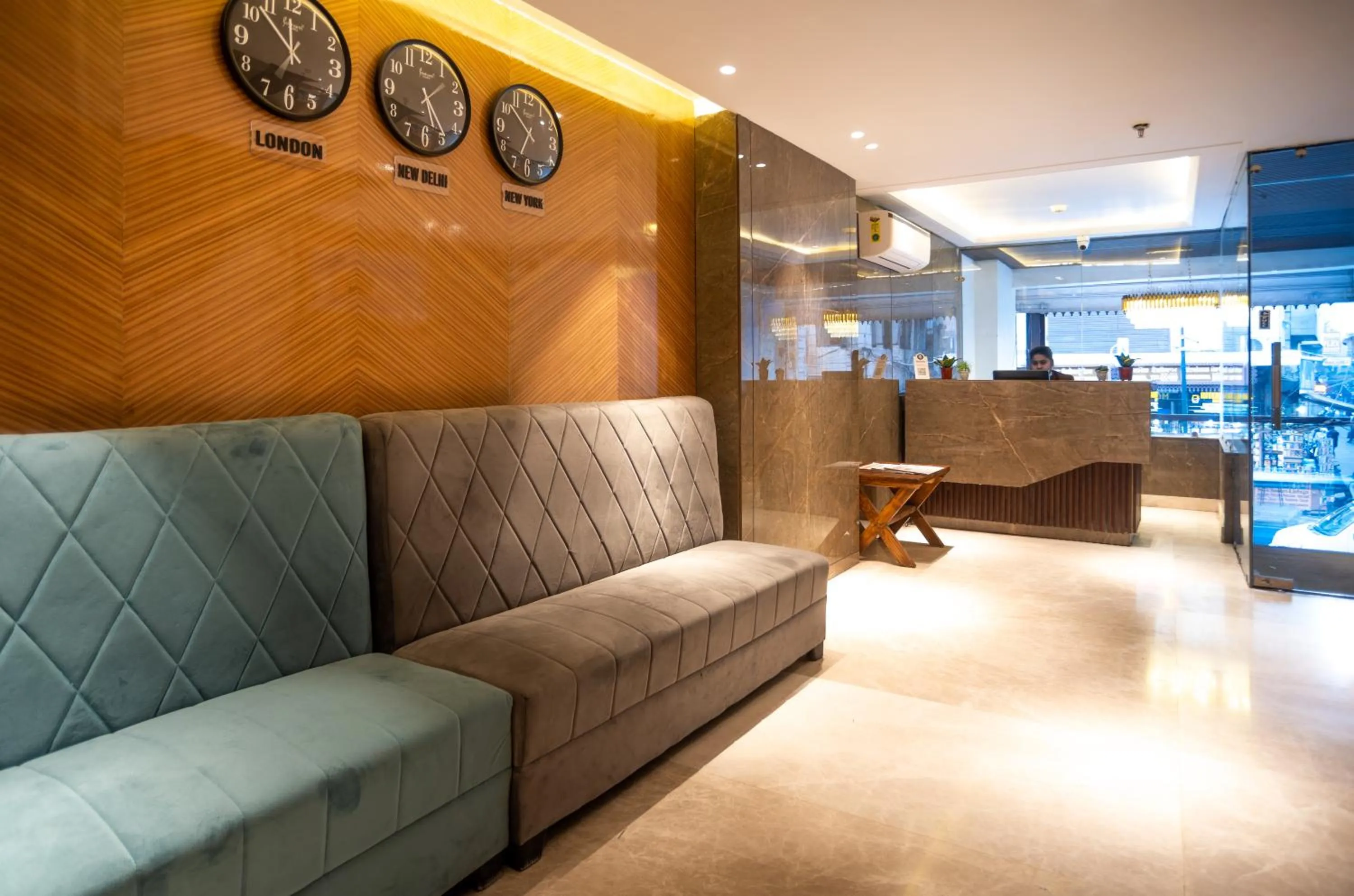 Living room in Amritara Kirpa, Amritsar