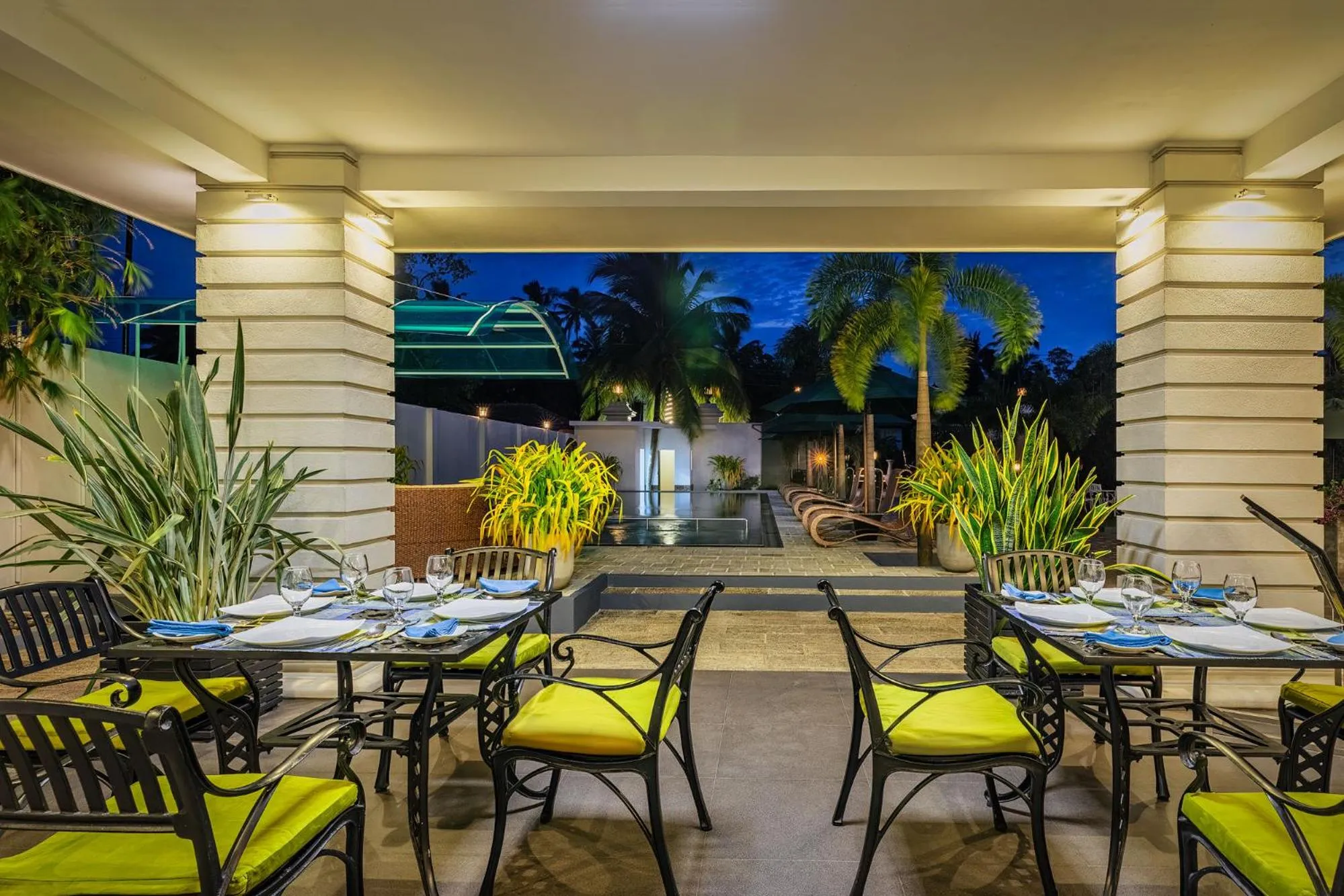 Dining area in The Palace by Ocean