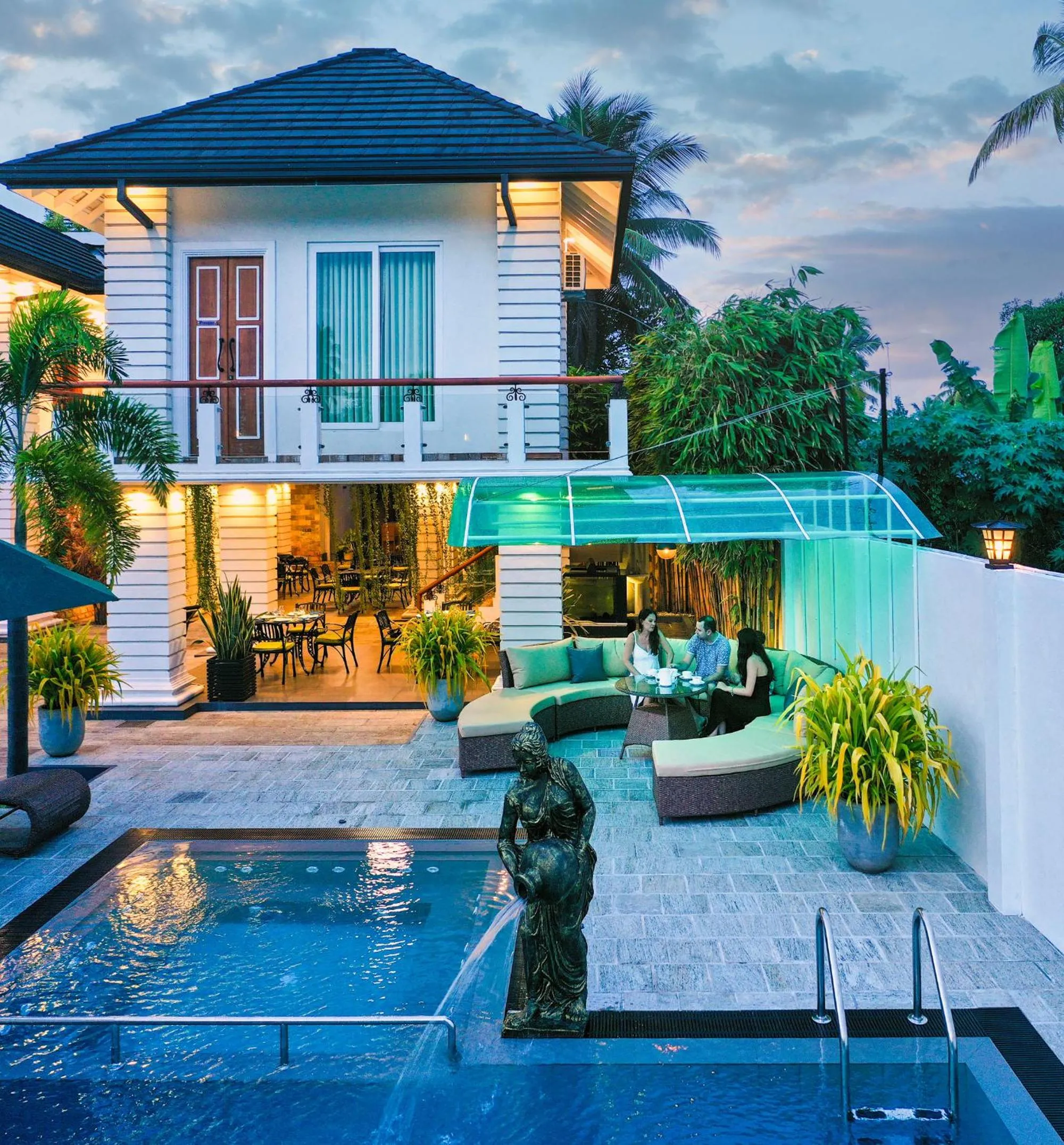 Swimming pool in The Palace by Ocean