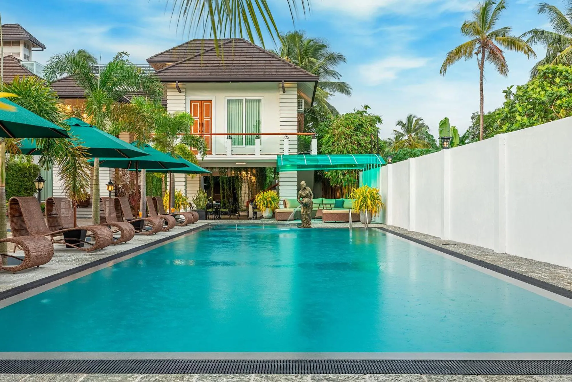 Swimming pool in The Palace by Ocean